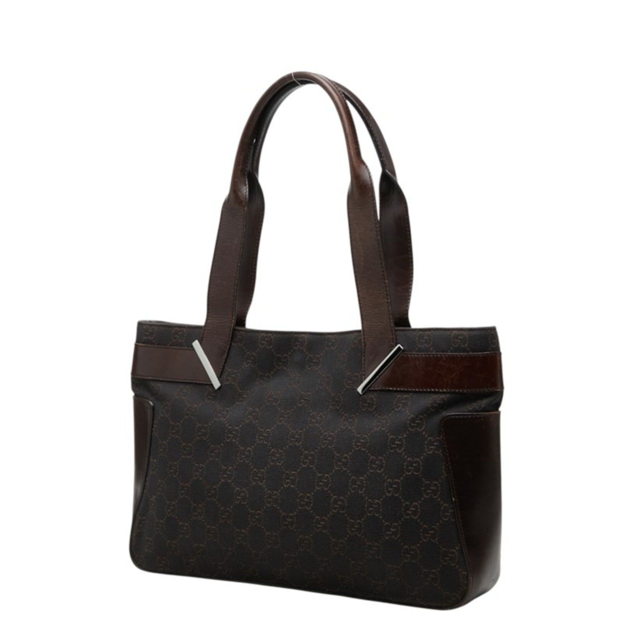 Canvas Leather Tote Bag (Pre-Owned) - Gucci - Modalova