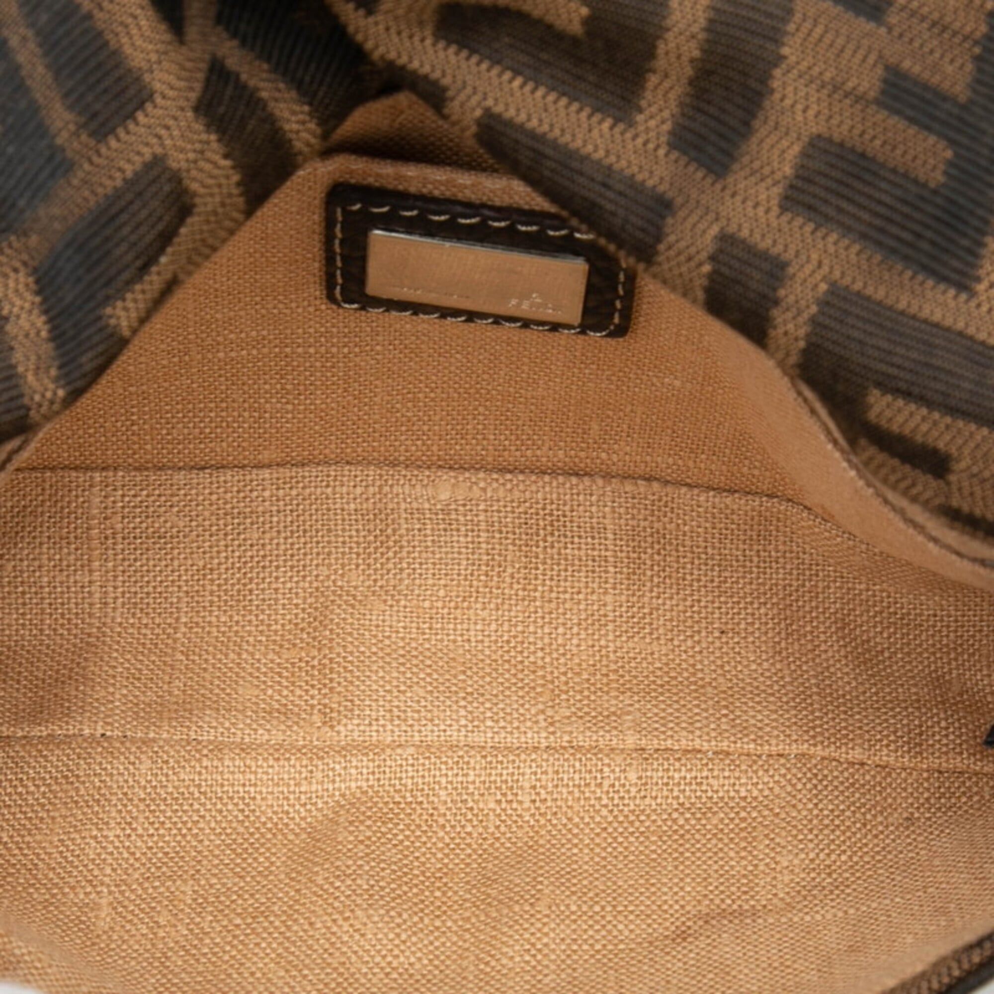 Canvas Leather Shoulder Bag (Pre-Owned) - Fendi - Modalova