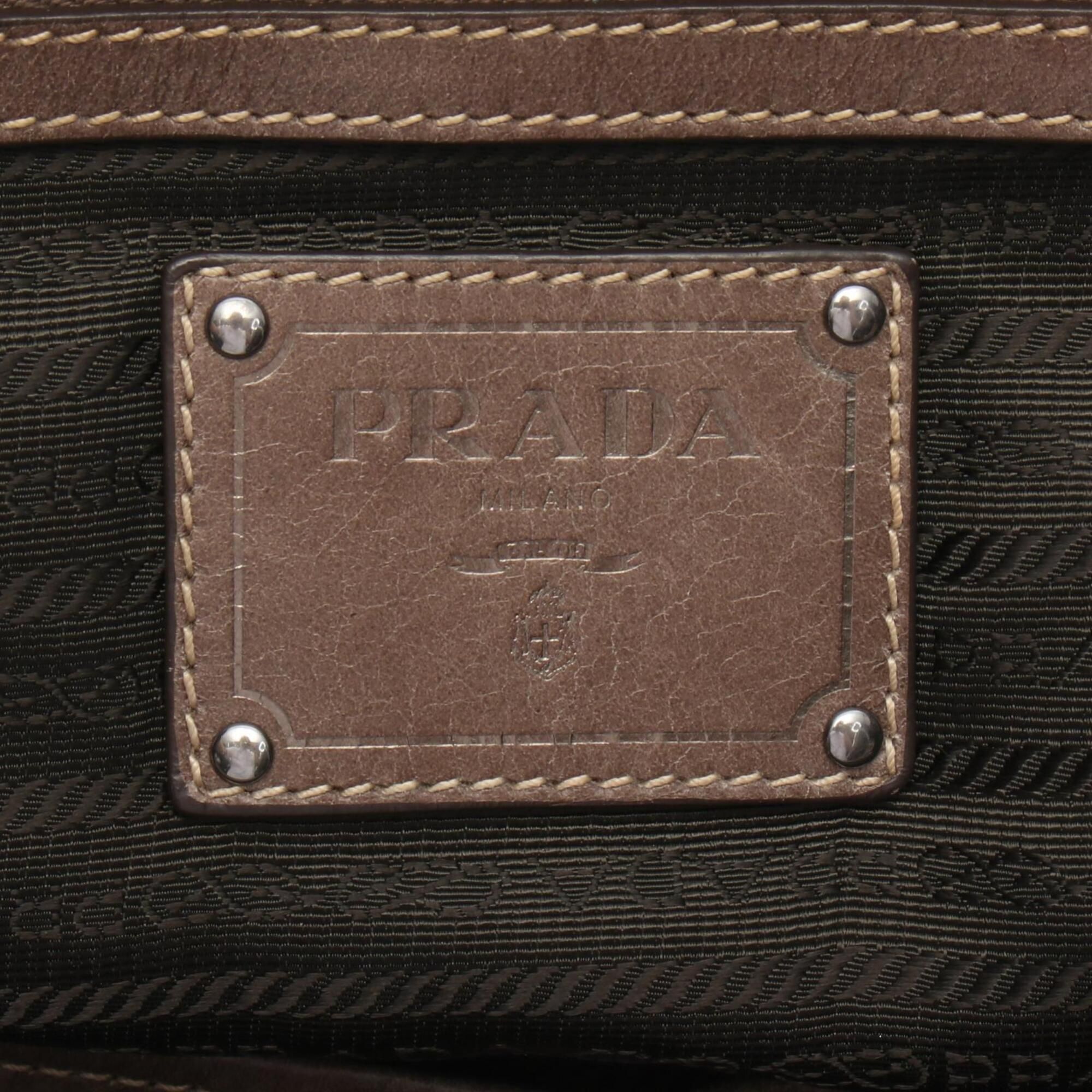 Leather Handbag (Pre-Owned) - Prada - Modalova
