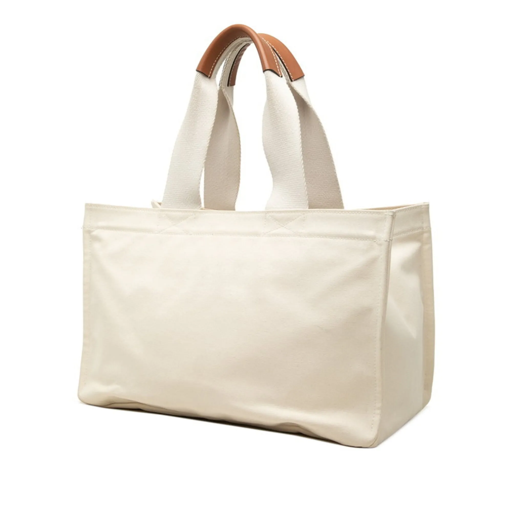 Canvas Leather Tote Bag (Pre-Owned) - Loewe - Modalova