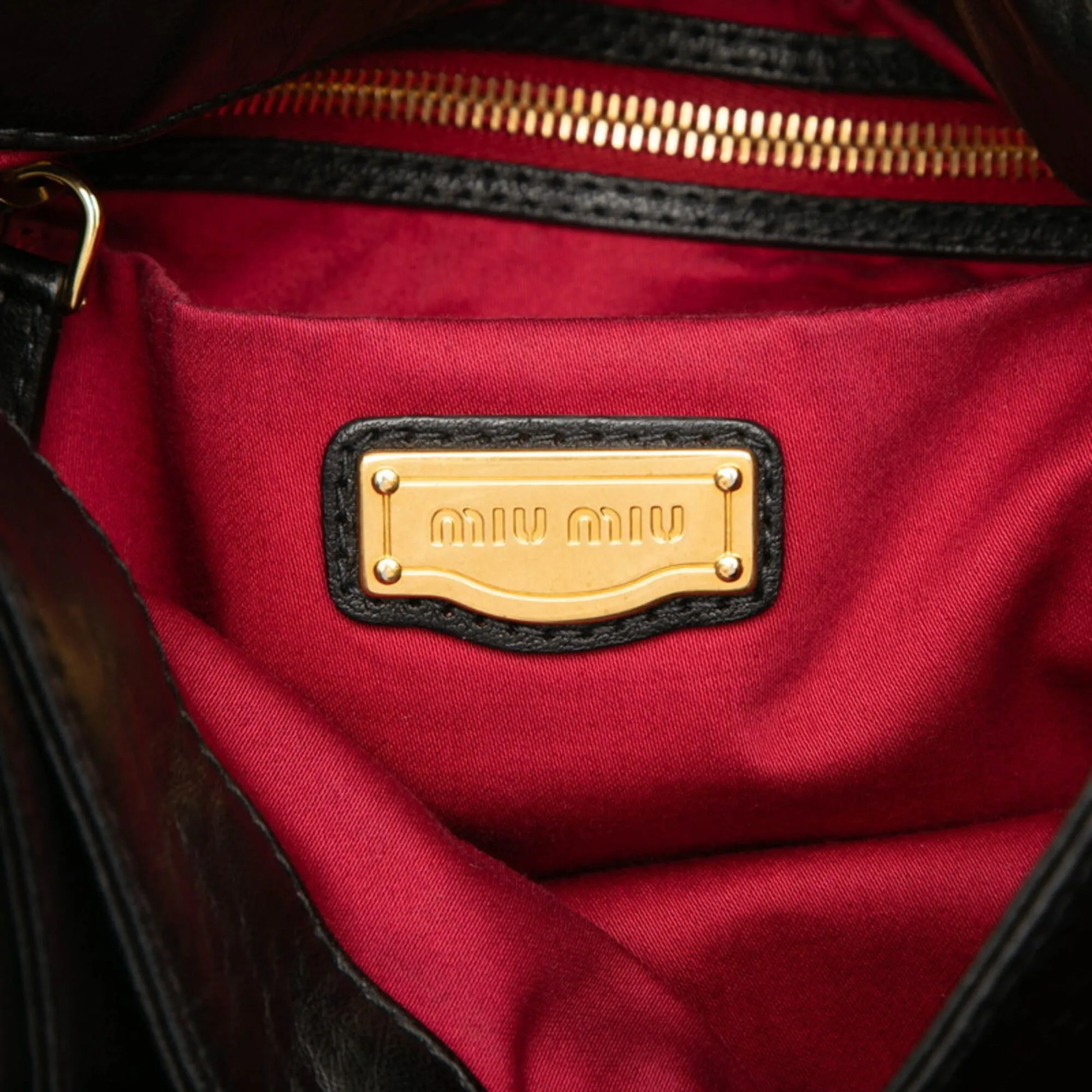 Leather Handbag Shoulder Bag (Pre-Owned) - Miu Miu - Modalova