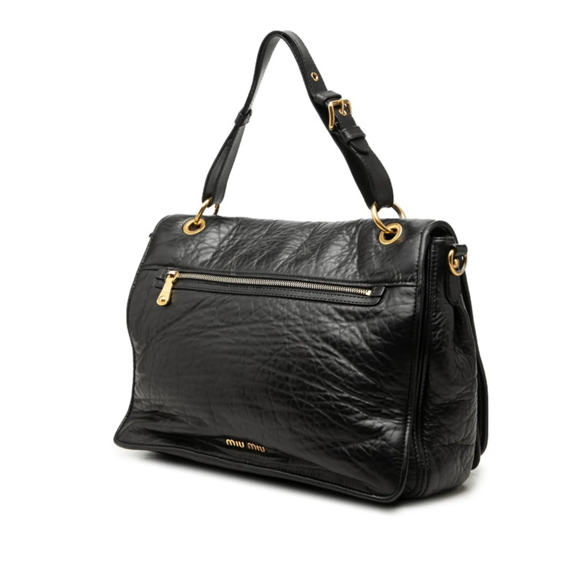 Leather Handbag Shoulder Bag (Pre-Owned) - Miu Miu - Modalova