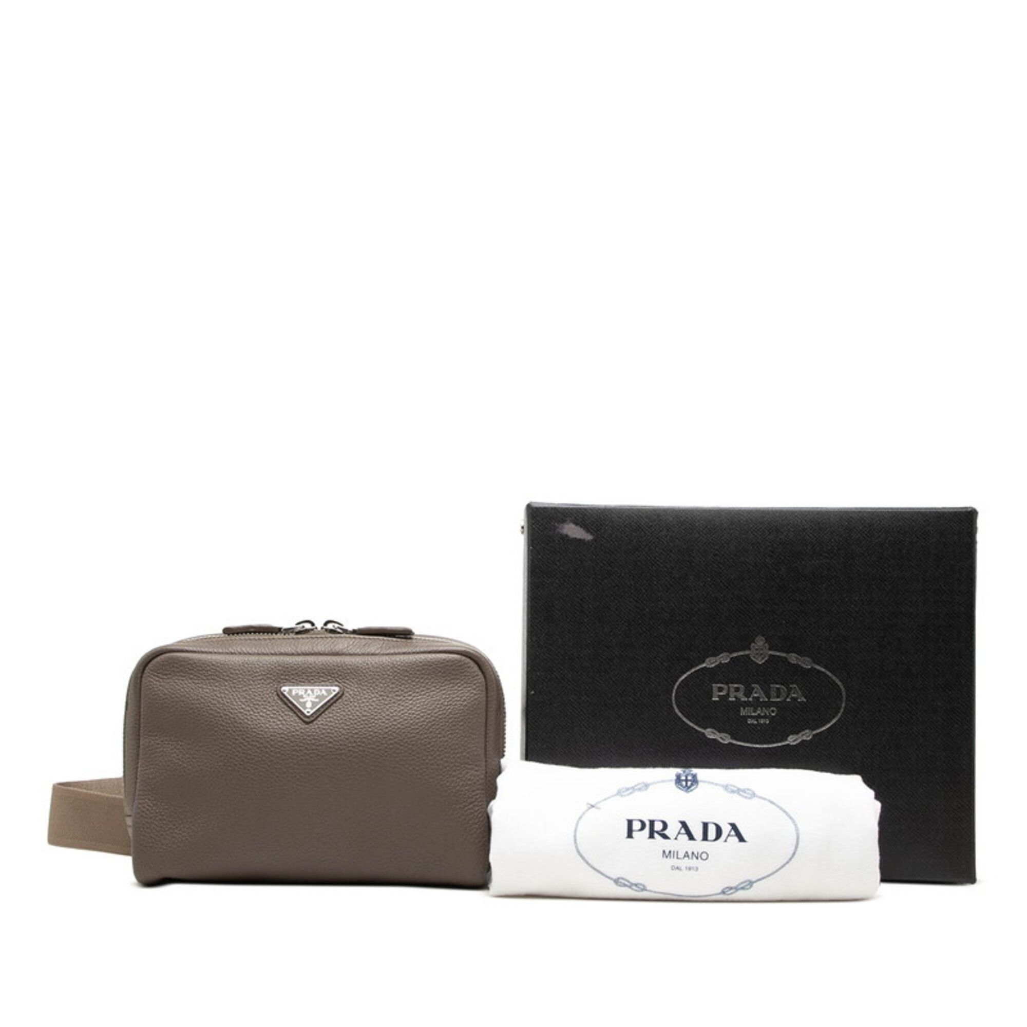 Leather Shoulder Bag Sling Bag (Pre-Owned) - Prada - Modalova