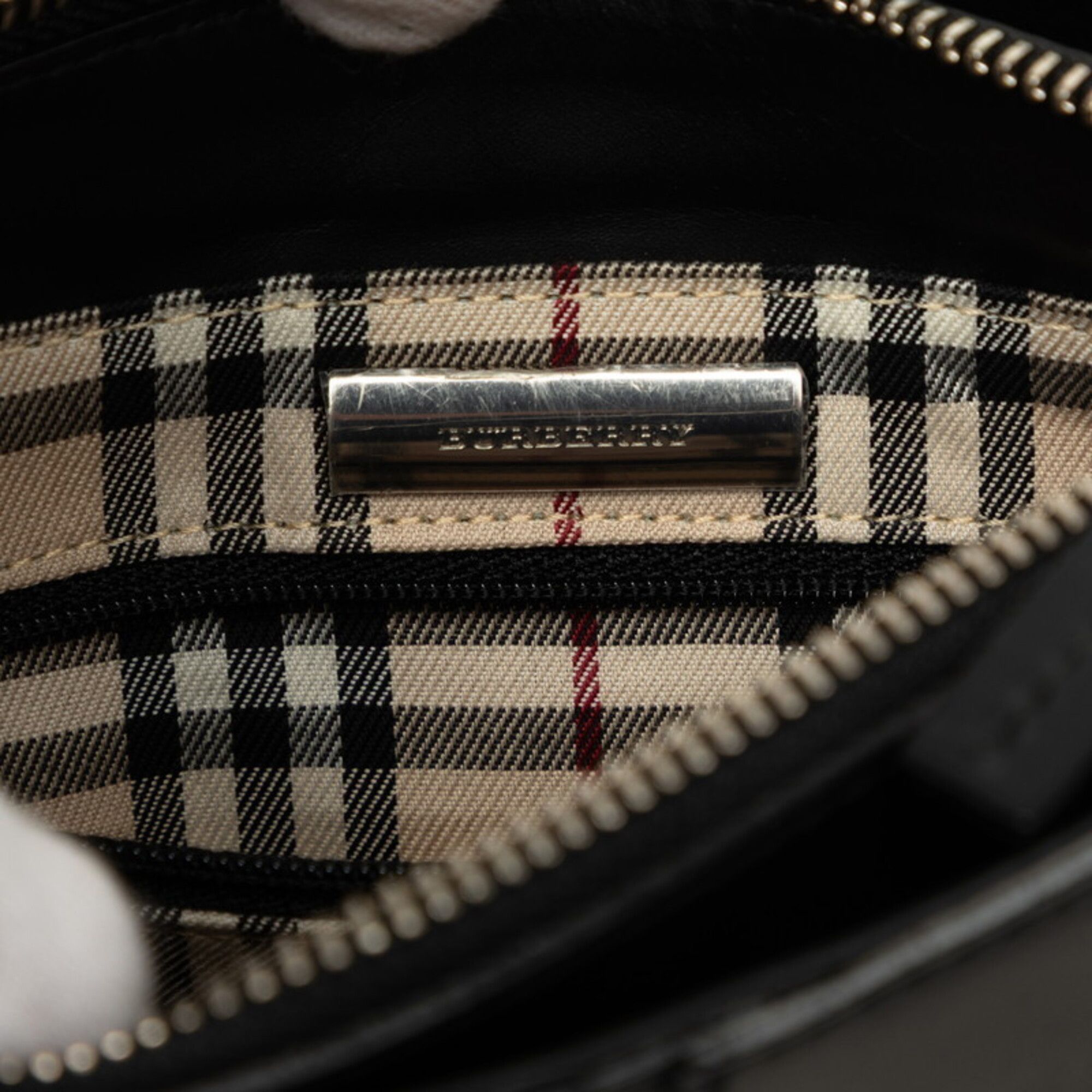 Leather Handbag (Pre-Owned) - Burberry - Modalova