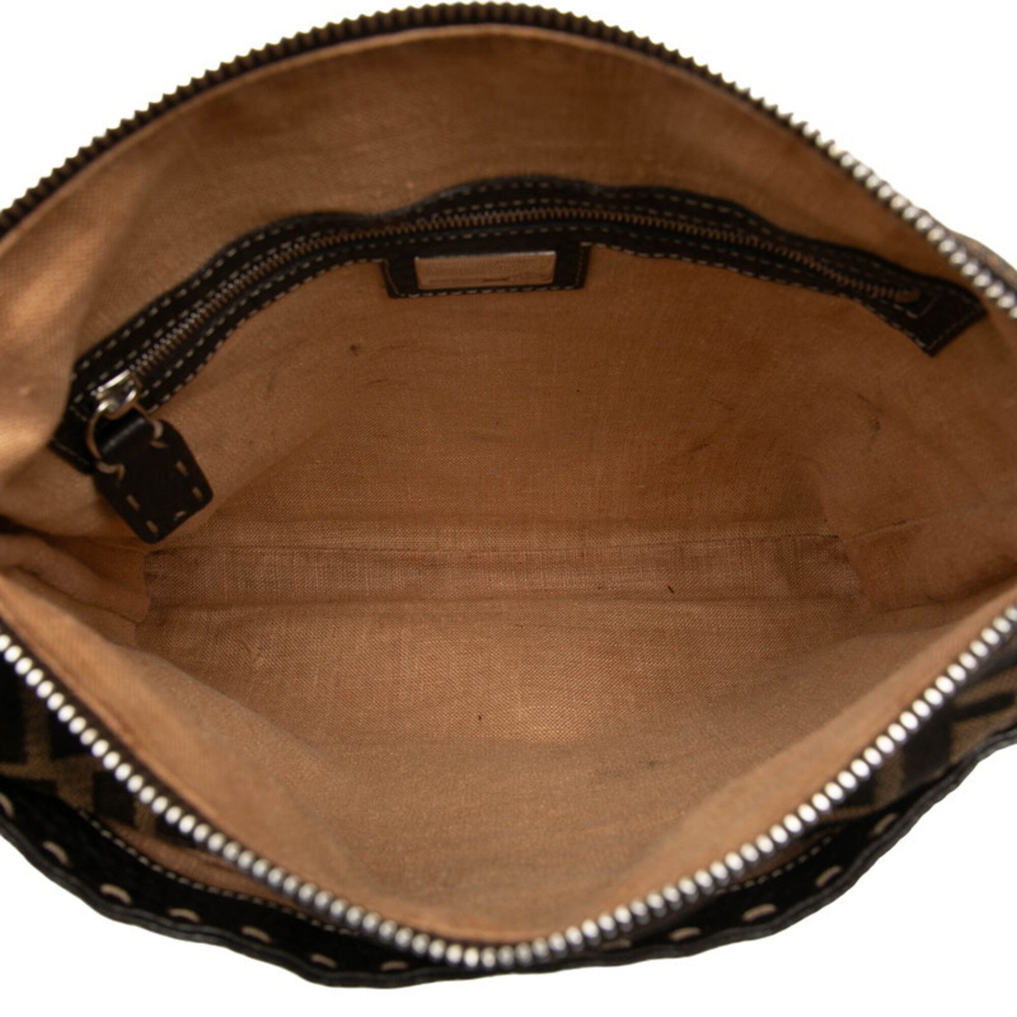 Canvas Leather Shoulder Bag (Pre-Owned) - Fendi - Modalova