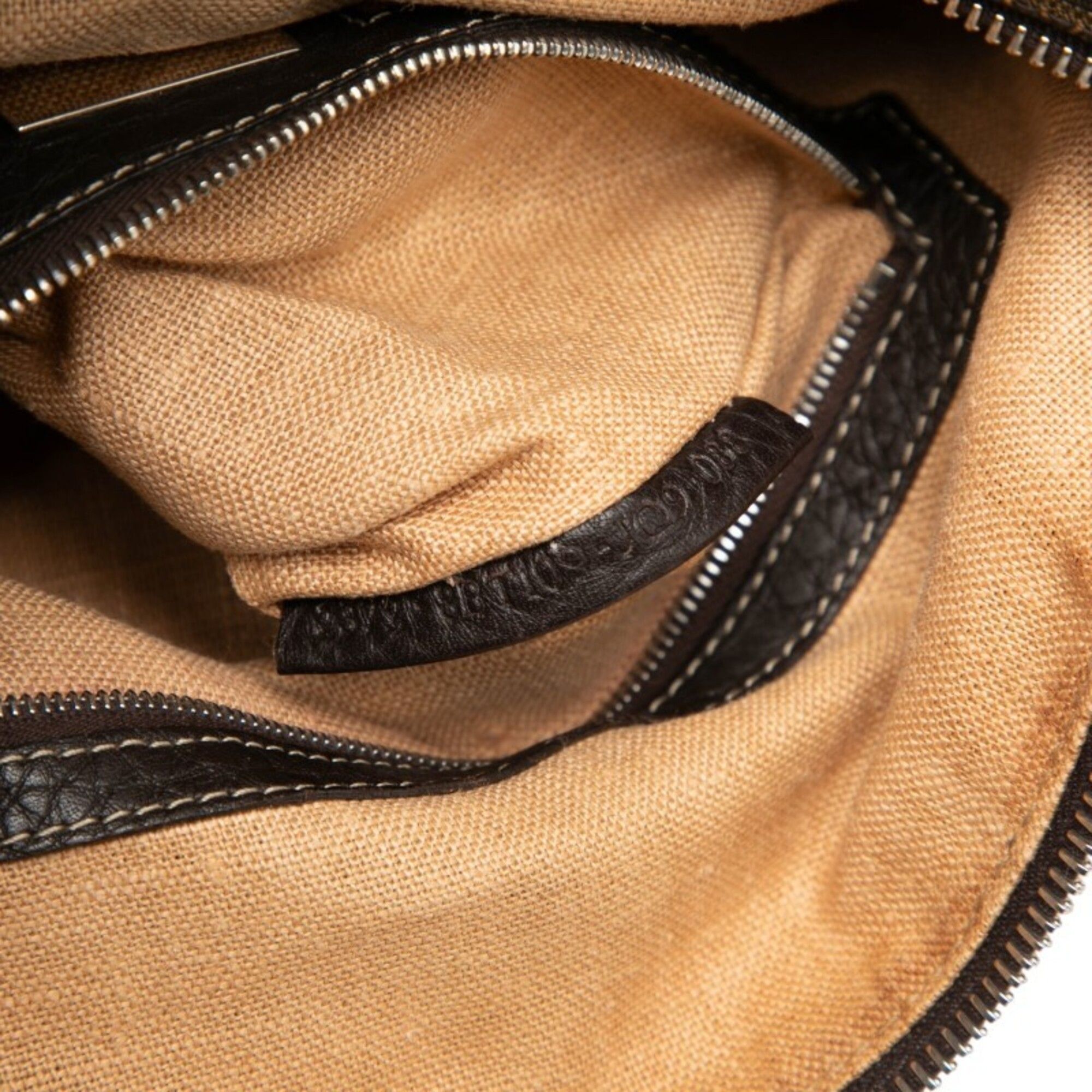 Canvas Leather Shoulder Bag (Pre-Owned) - Fendi - Modalova