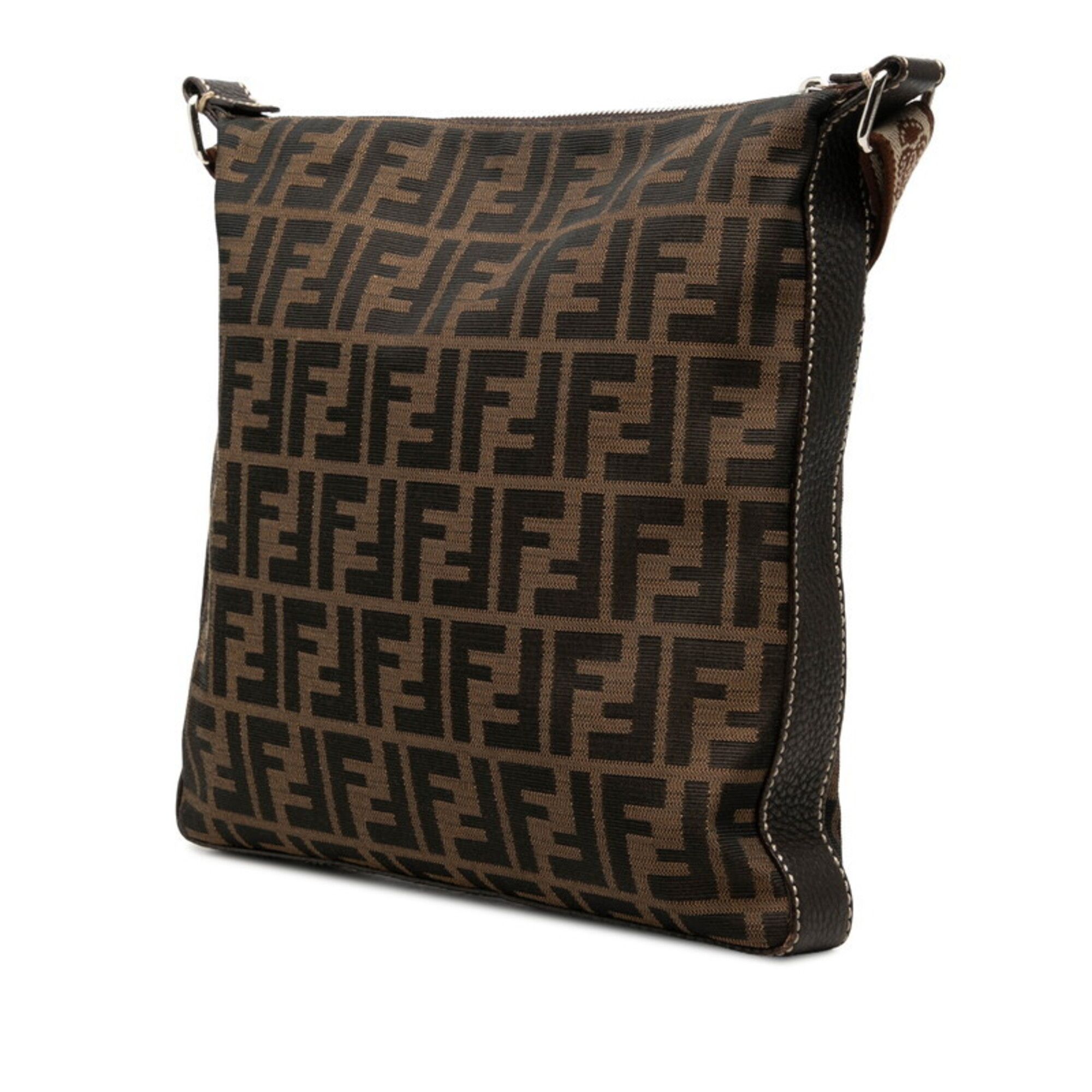 Canvas Leather Shoulder Bag (Pre-Owned) - Fendi - Modalova