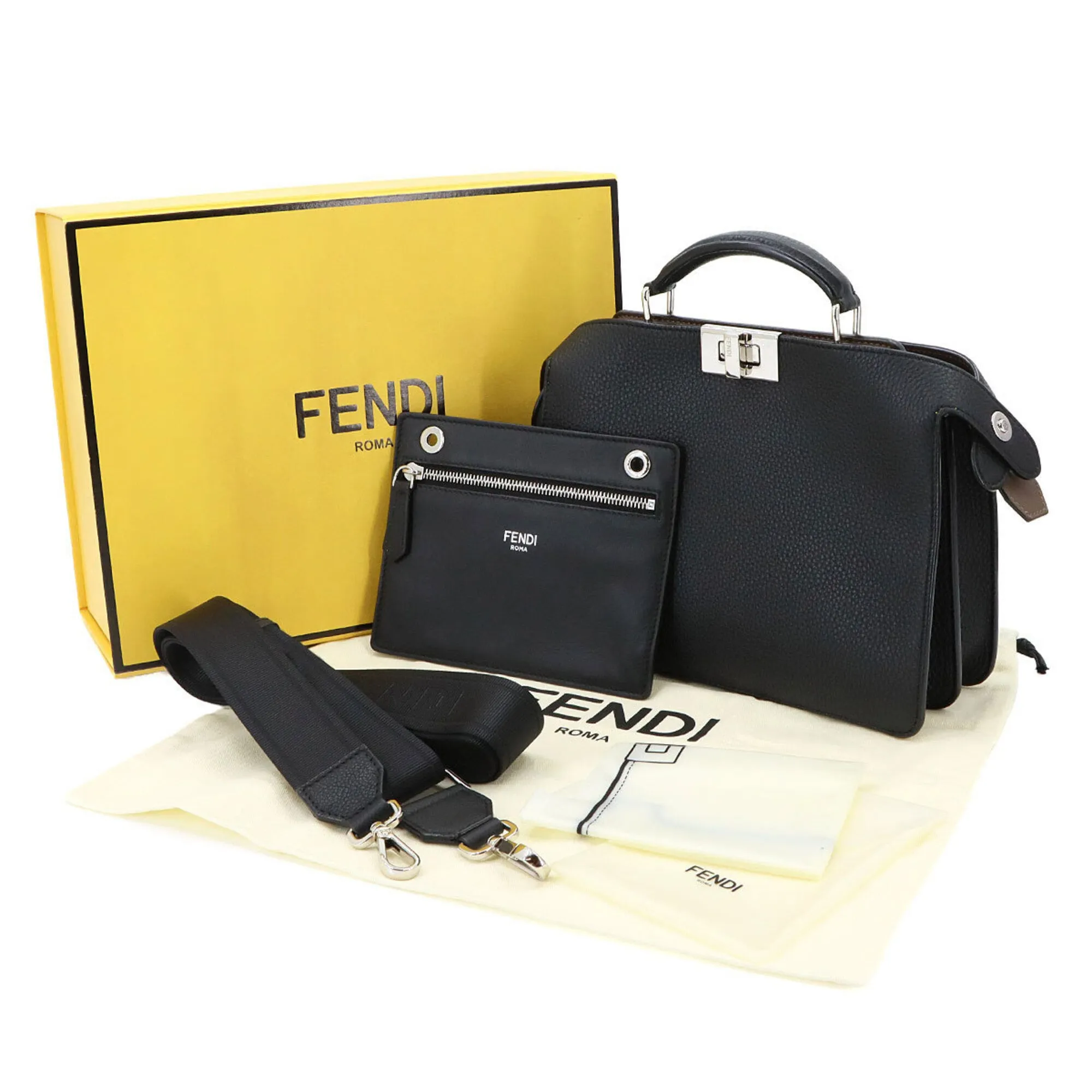 Leather Handbag (Pre-Owned) - Fendi - Modalova