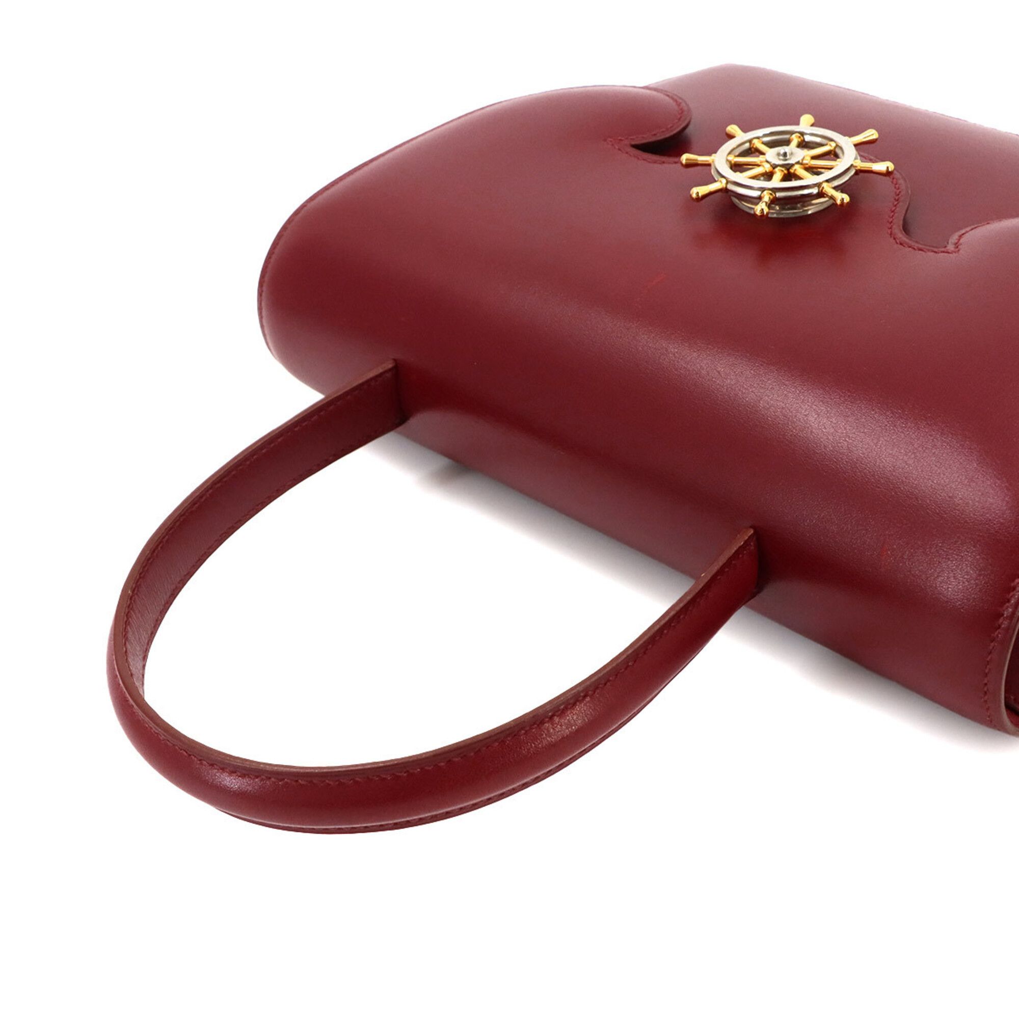 Box Calf Leather Handbag (Pre-Owned) - Hermes - Modalova