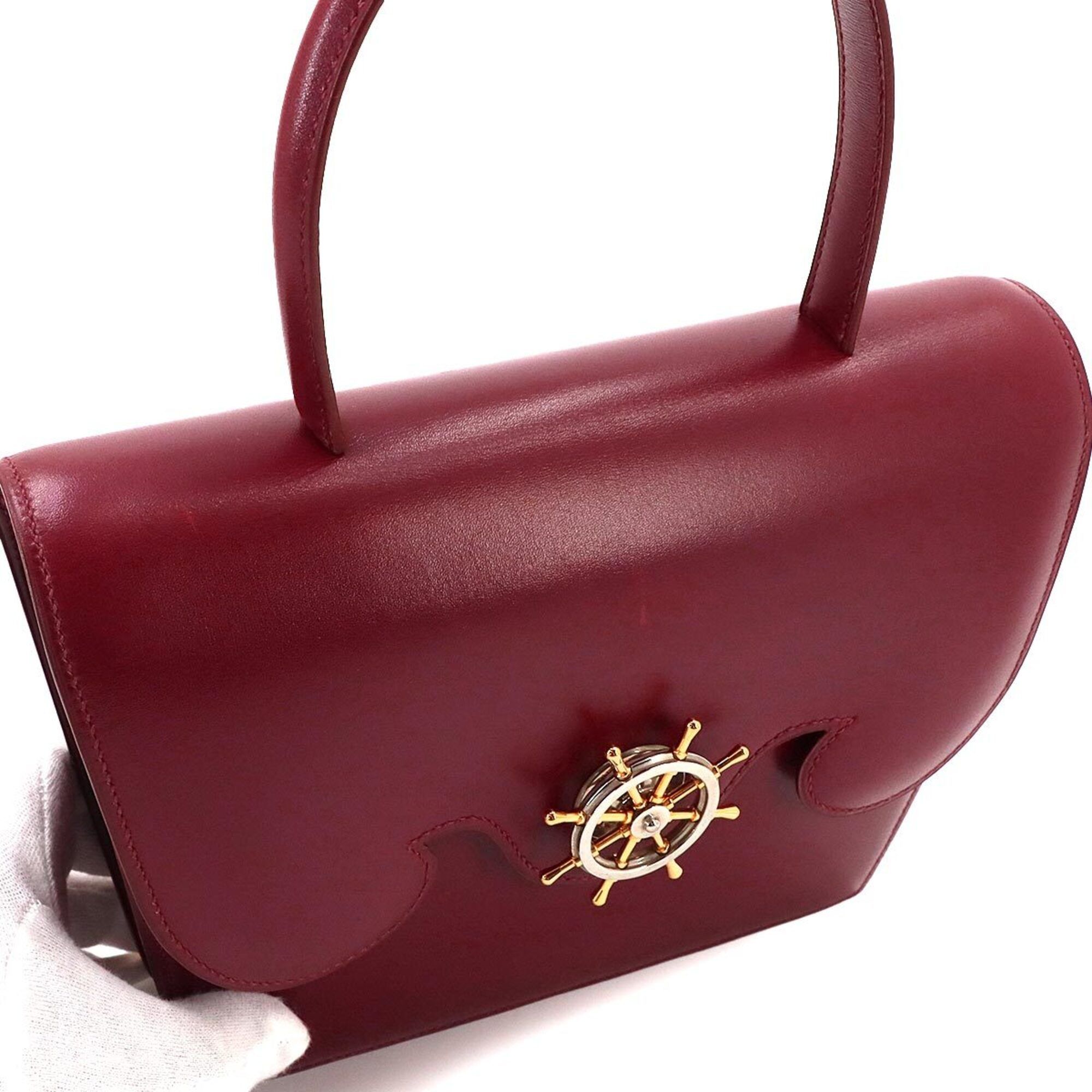 Box Calf Leather Handbag (Pre-Owned) - Hermes - Modalova