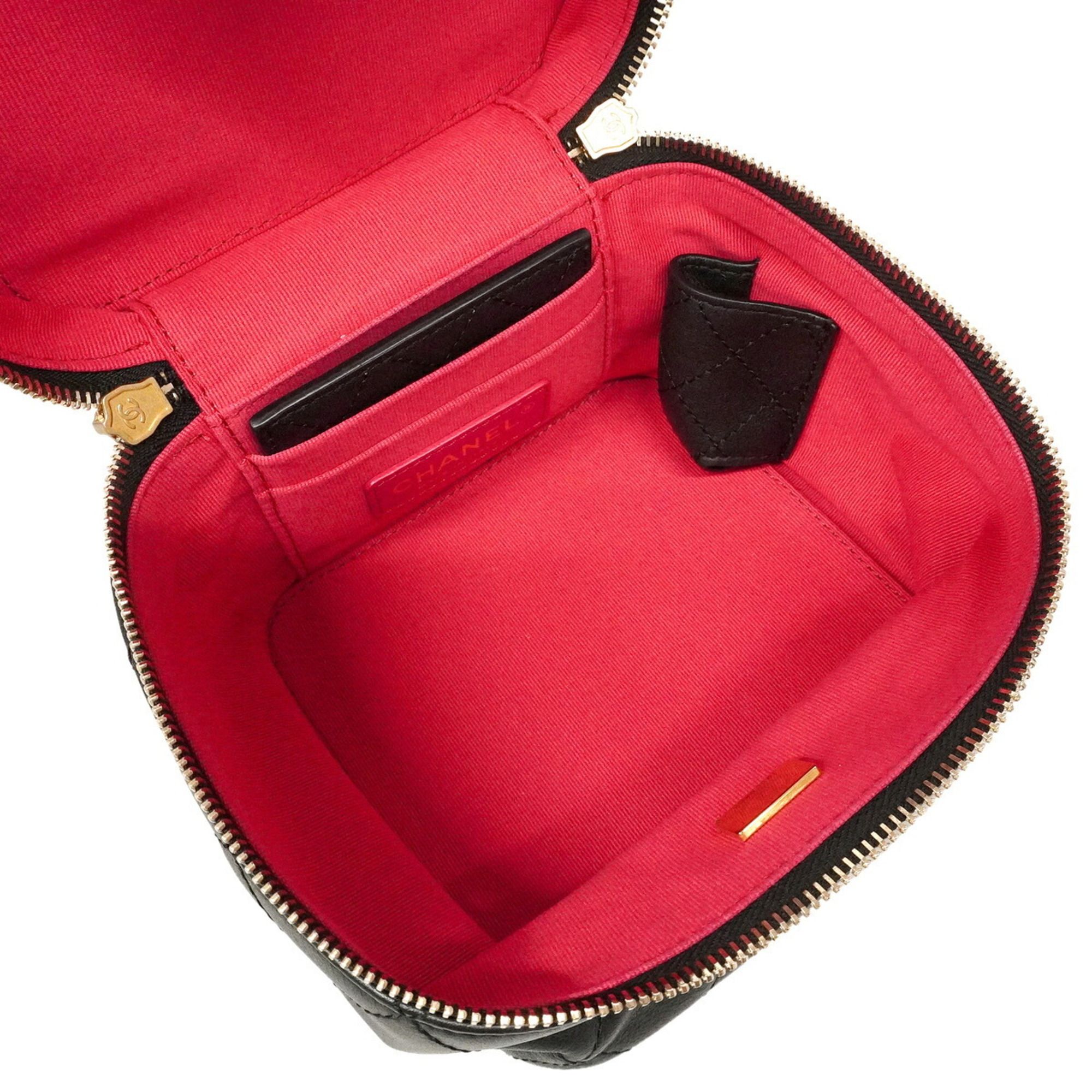 Leather Vanity Bag (Pre-Owned) - Chanel - Modalova