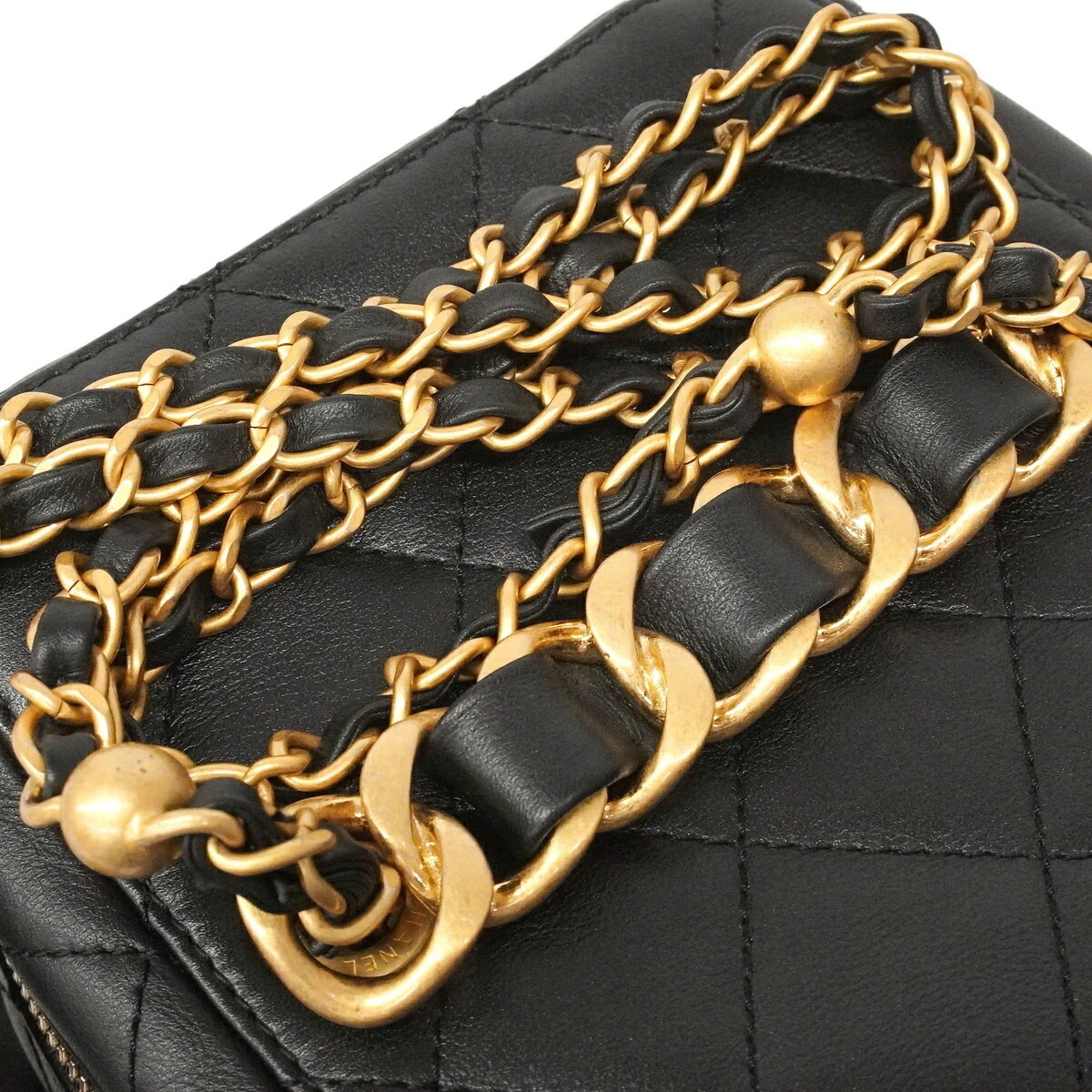 Leather Vanity Bag (Pre-Owned) - Chanel - Modalova