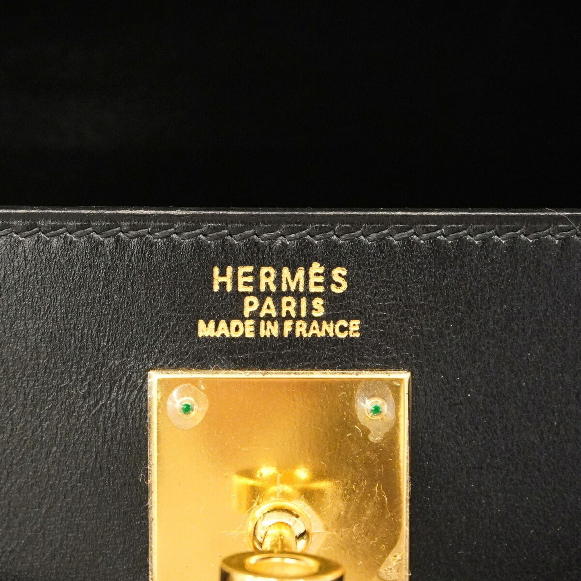 Box Calf Leather Handbag (Pre-Owned) - Hermes - Modalova