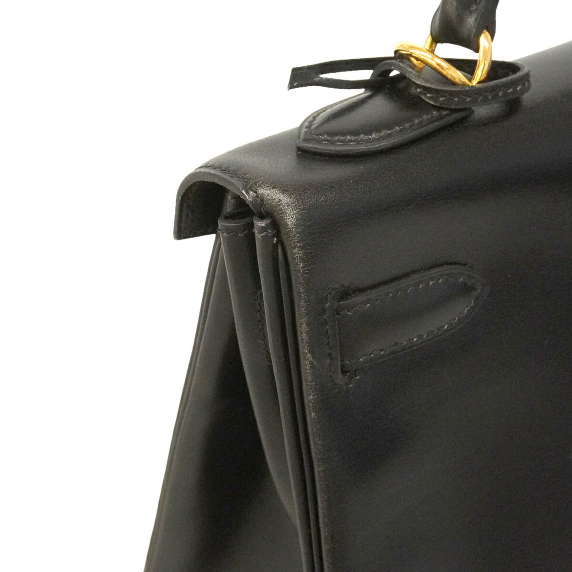 Box Calf Leather Handbag (Pre-Owned) - Hermes - Modalova