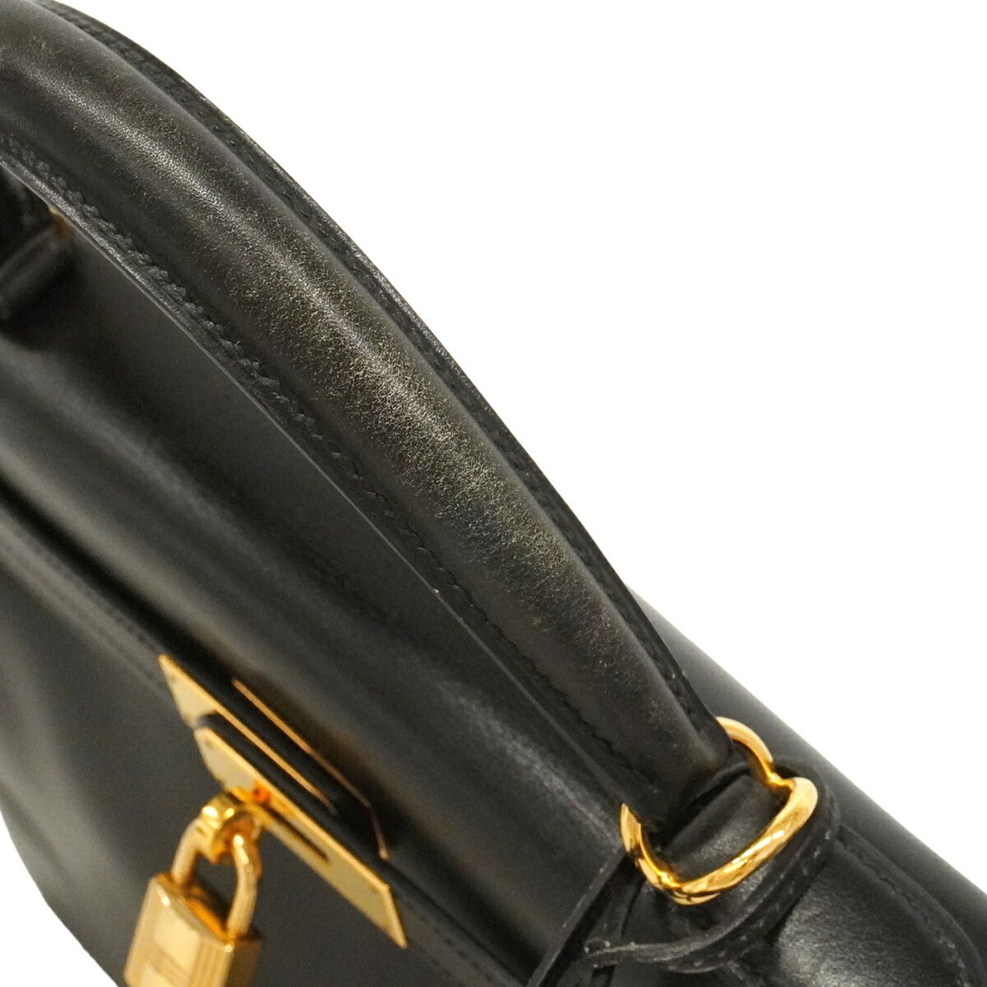 Box Calf Leather Handbag (Pre-Owned) - Hermes - Modalova
