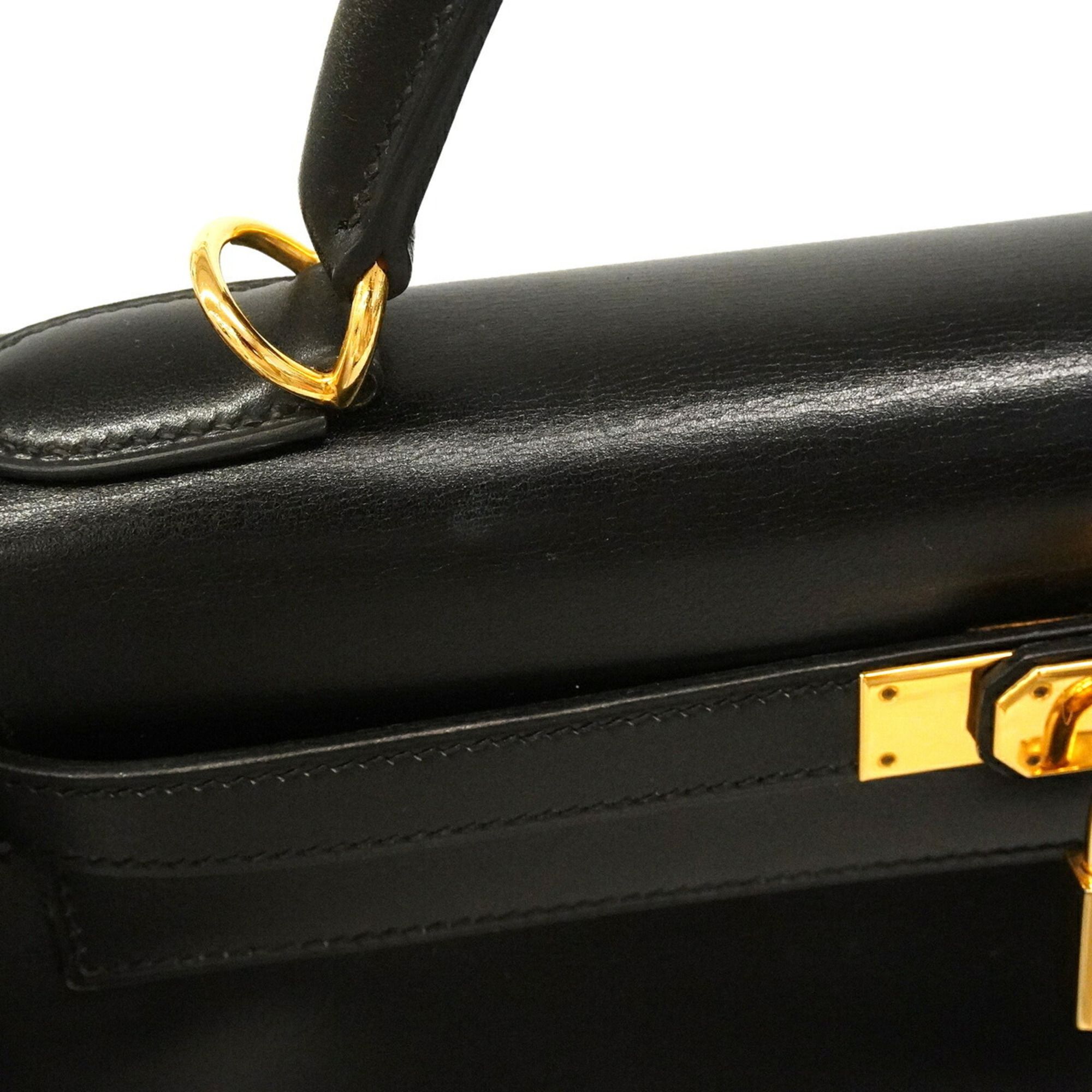 Box Calf Leather Handbag (Pre-Owned) - Hermes - Modalova