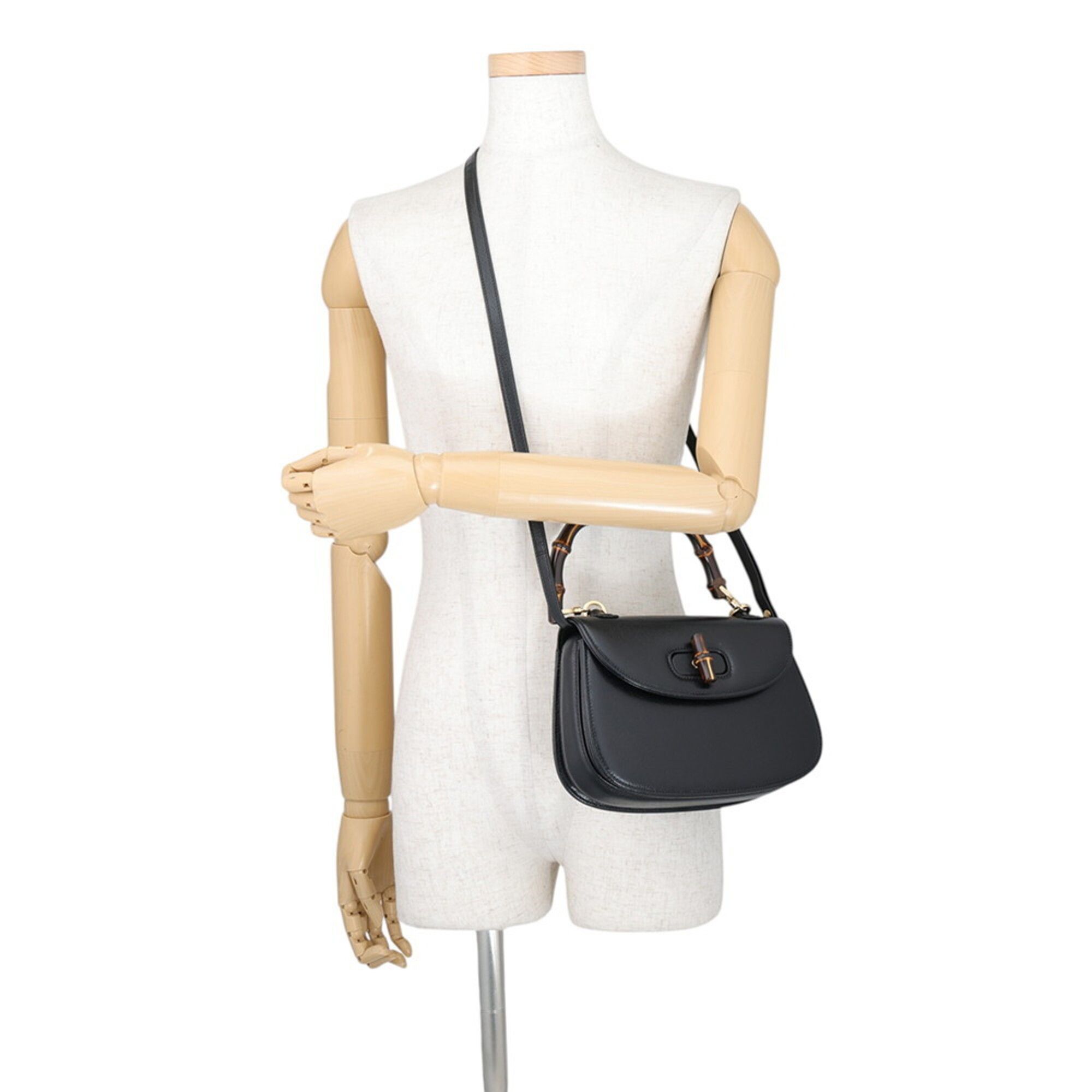 Leather Handbag (Pre-Owned) - Gucci - Modalova