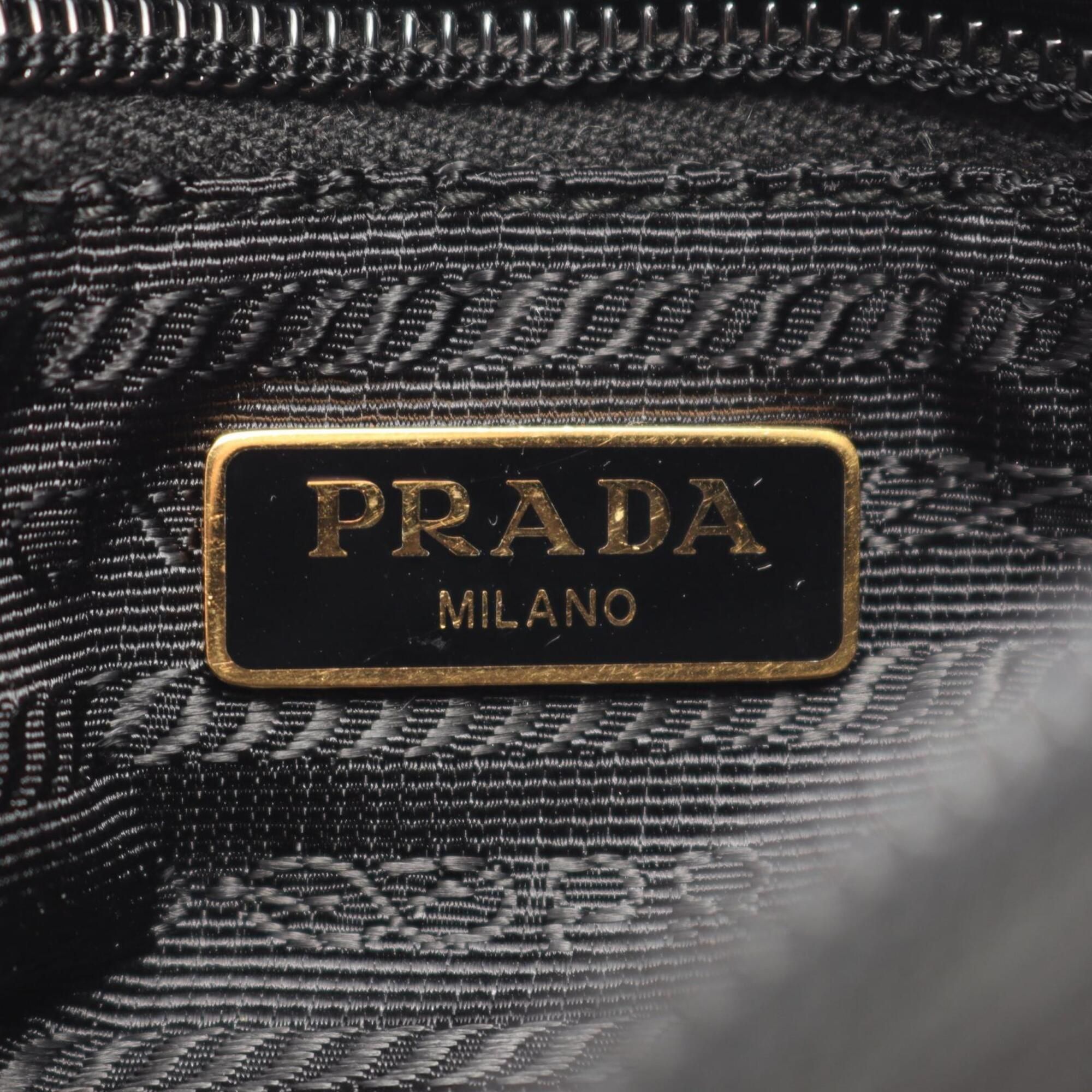 Nylon Leather Handbag Pouch (Pre-Owned) - Prada - Modalova