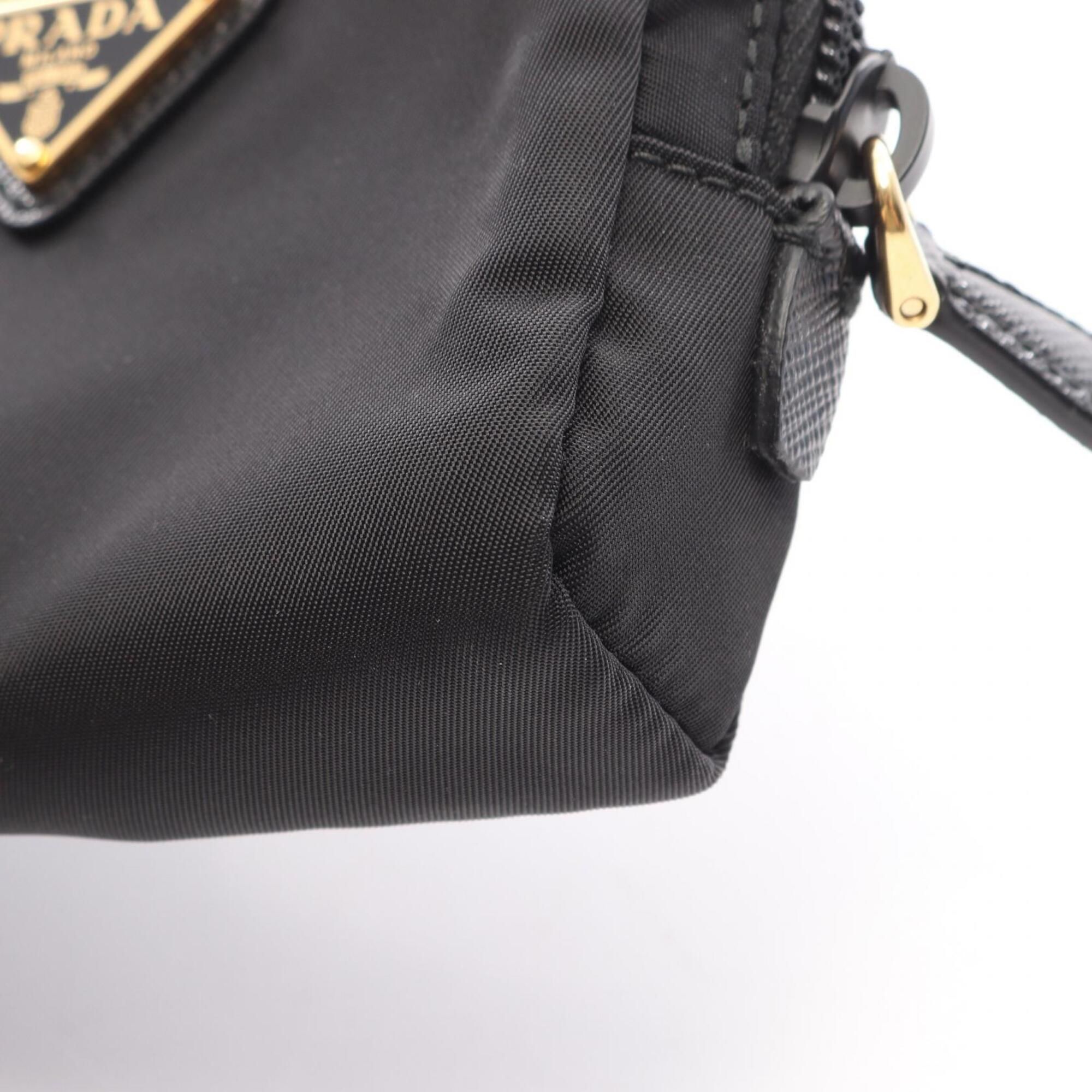 Nylon Leather Handbag Pouch (Pre-Owned) - Prada - Modalova