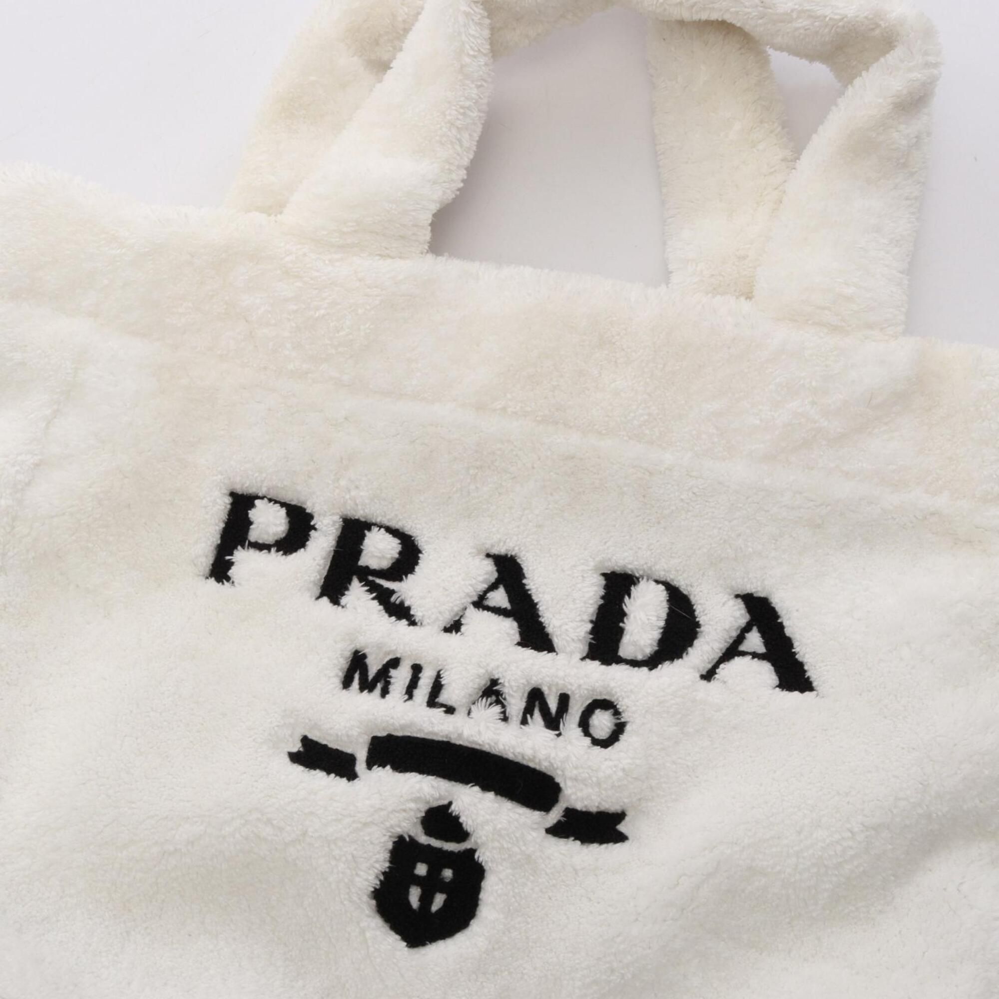 Pile Fabric Handbag Tote Bag (Pre-Owned) - Prada - Modalova