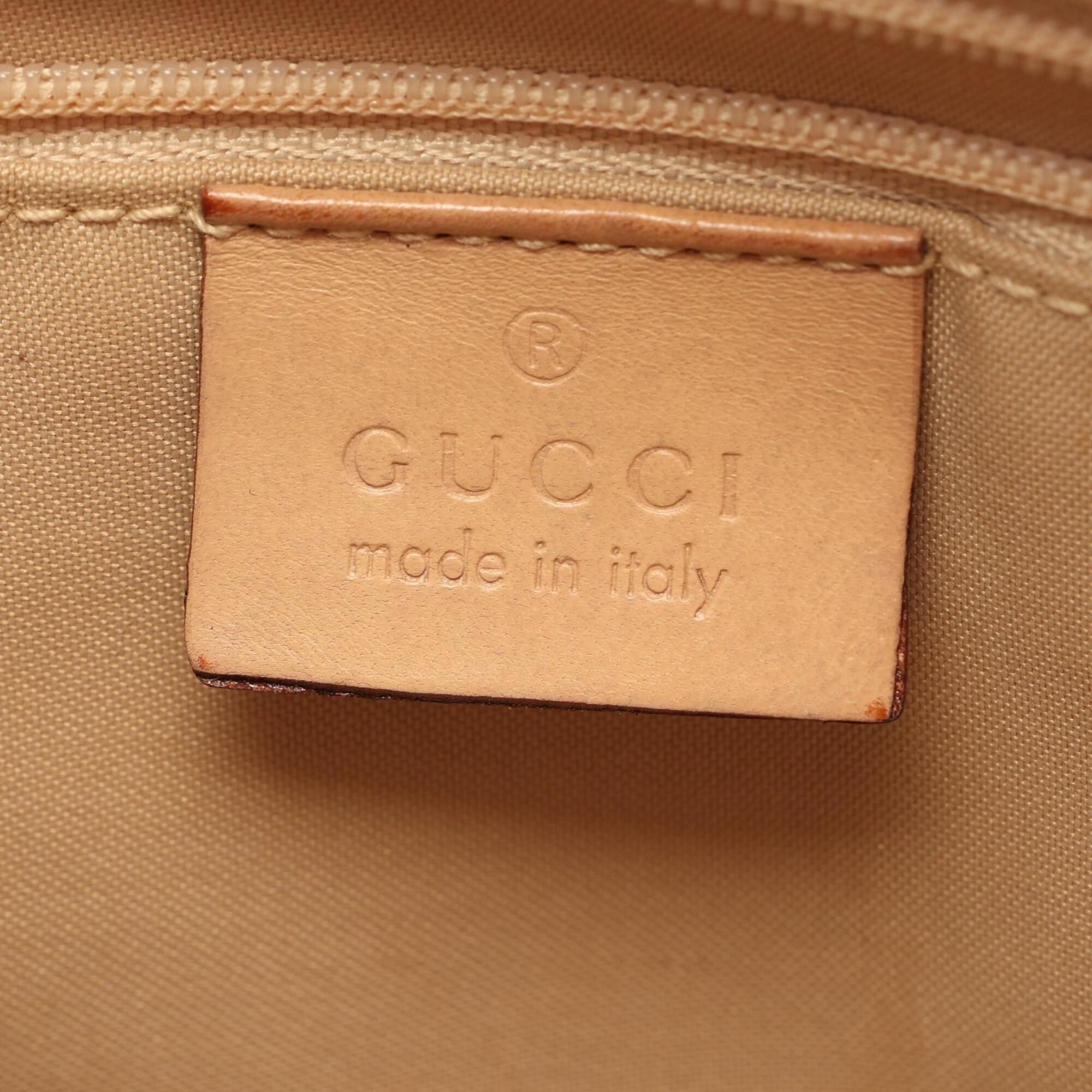 Canvas Leather Handbag Shoulder Bag (Pre-Owned) - Gucci - Modalova