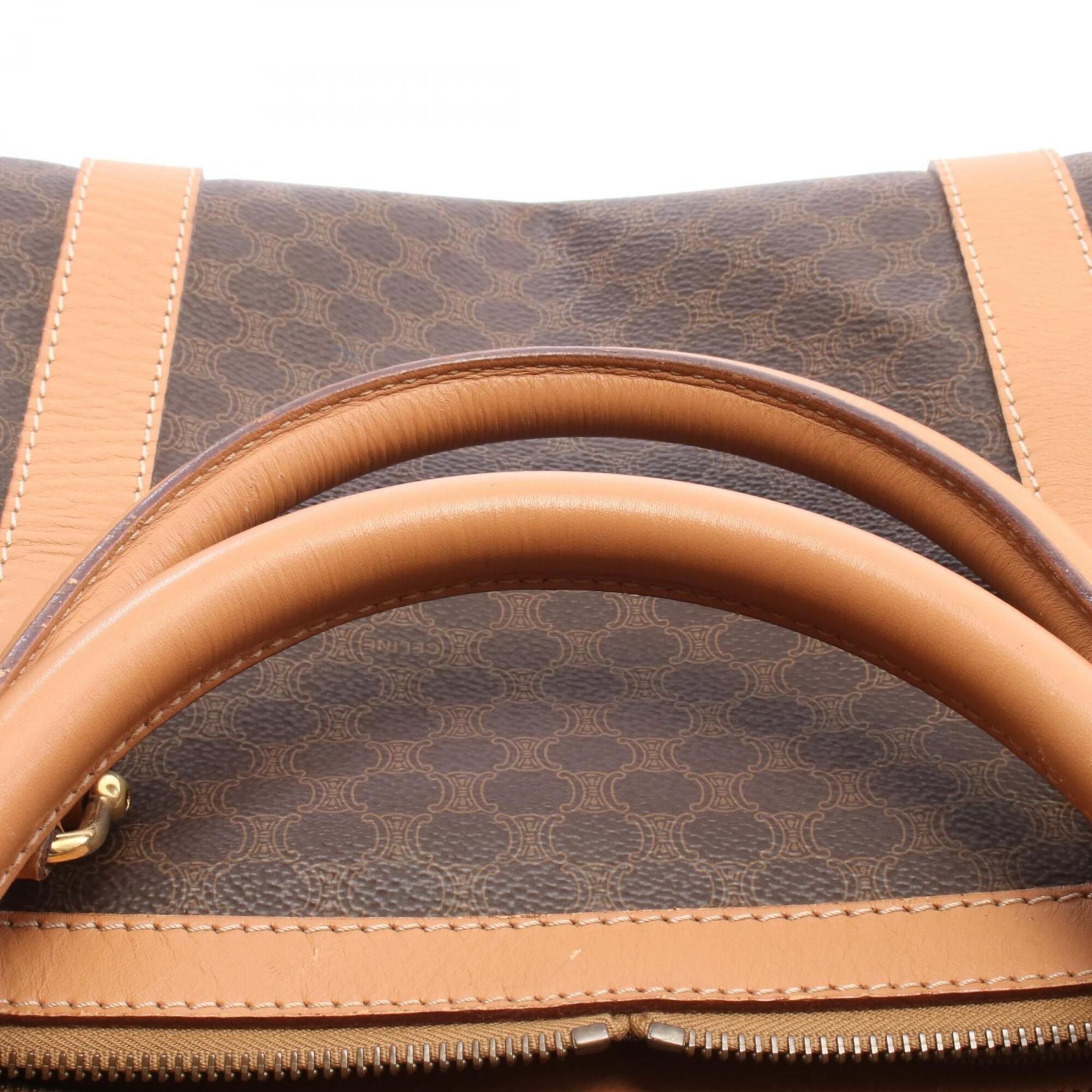 Coated Canvas Leather Boston Bag Handbag (Pre-Owned) - Celine - Modalova