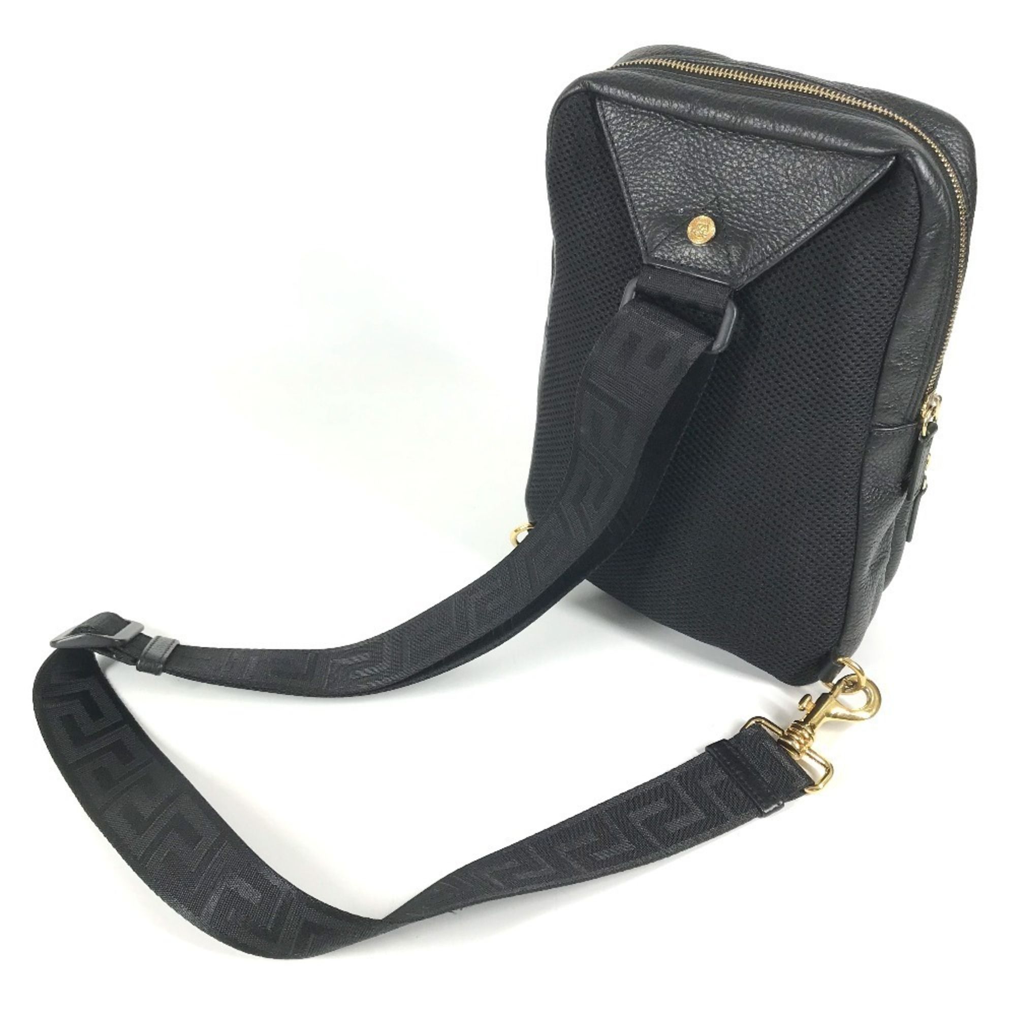 Leather Shoulder Bag Sling Bag (Pre-Owned) - Versace - Modalova