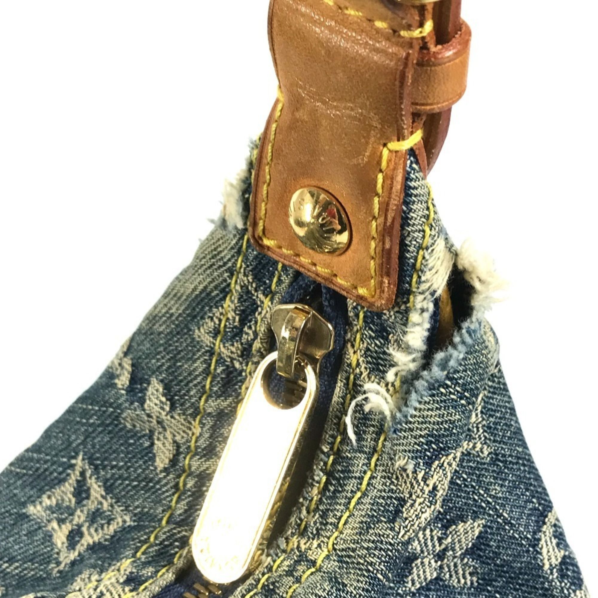 Monogram Denim Shoulder Bag (Pre-Owned) - Louis Vuitton - Modalova