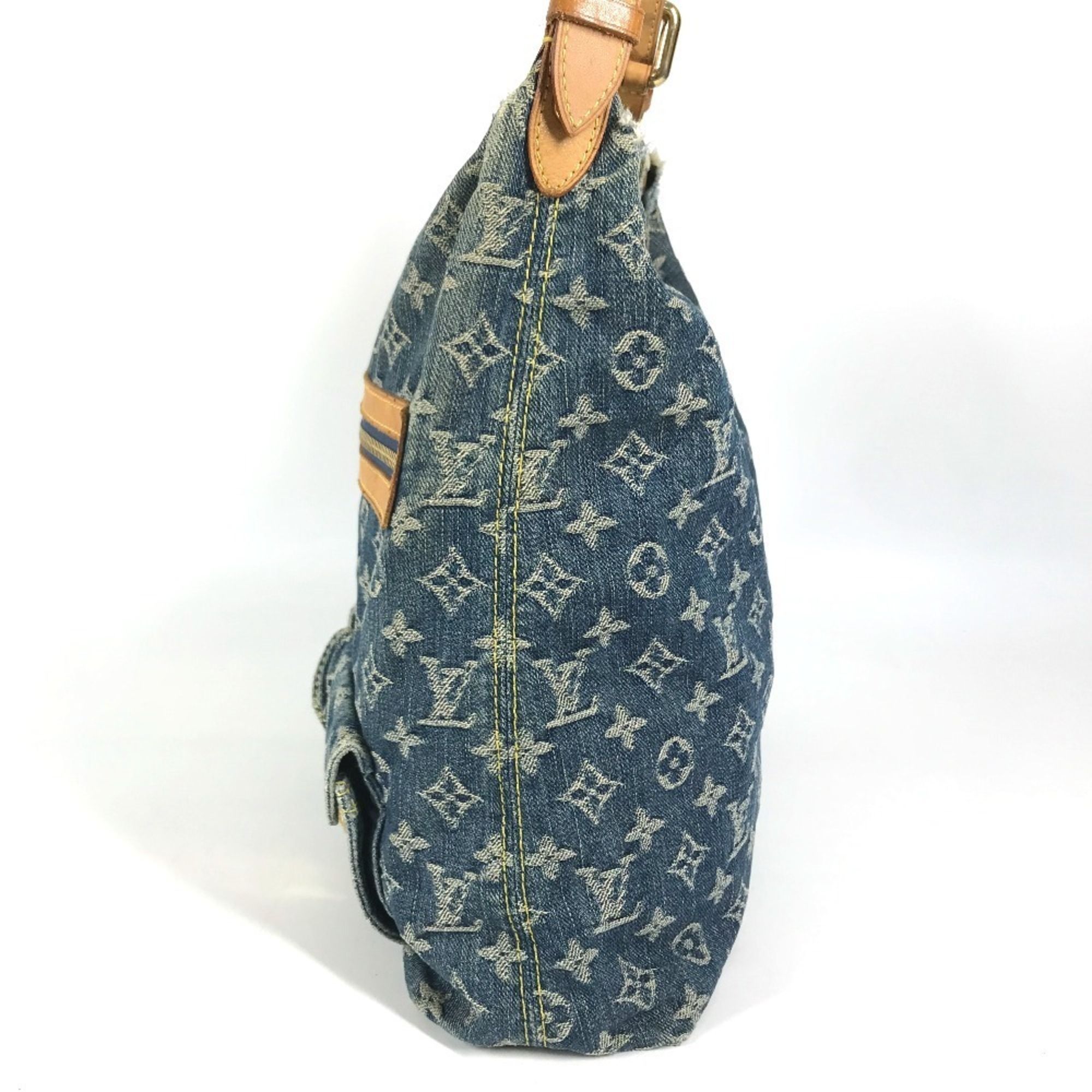 Monogram Denim Shoulder Bag (Pre-Owned) - Louis Vuitton - Modalova