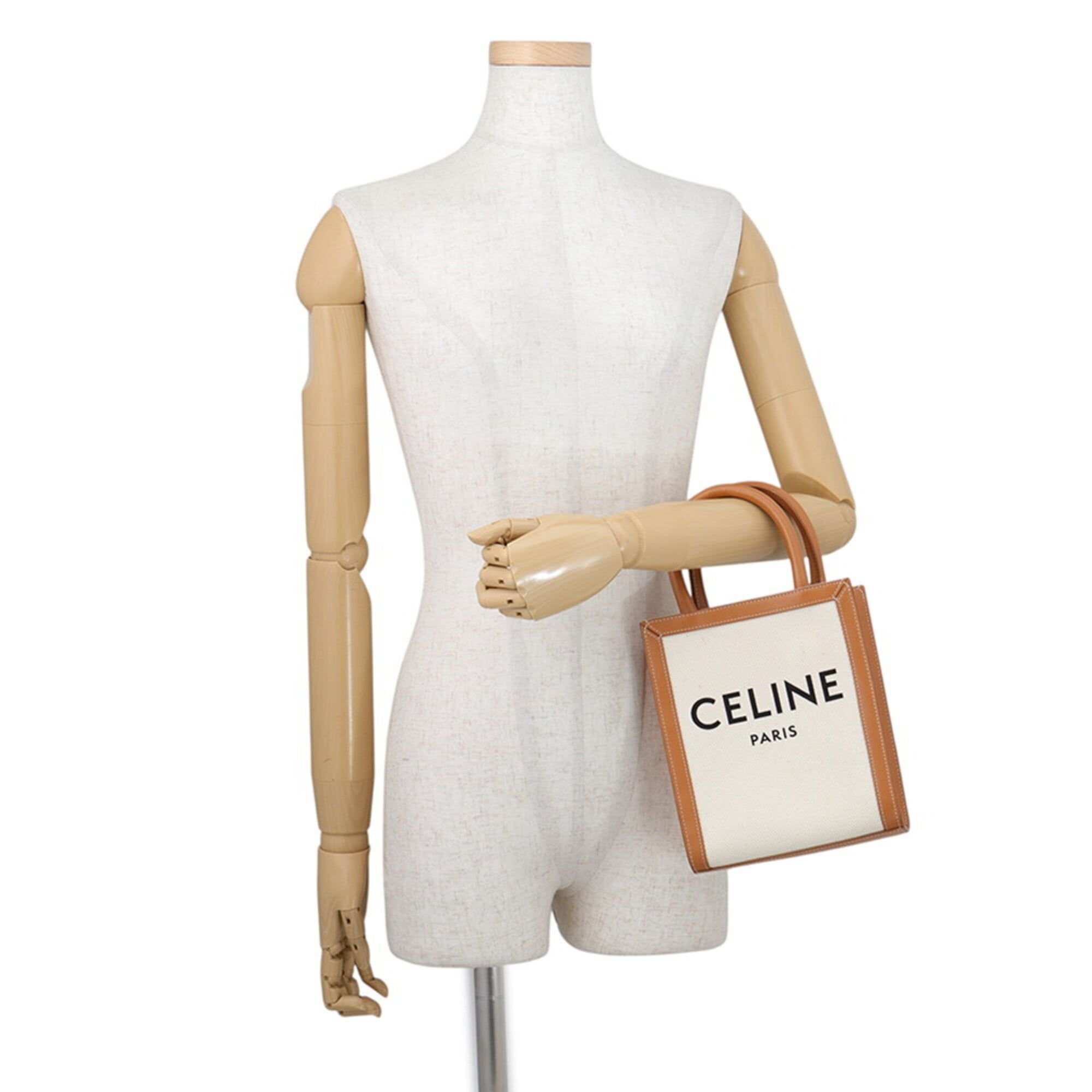 Canvas Leather Handbag Shoulder Bag (Pre-Owned) - Celine - Modalova