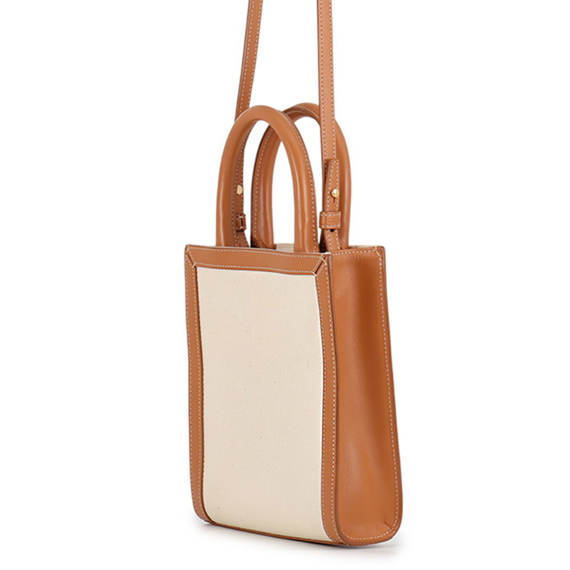 Canvas Leather Handbag Shoulder Bag (Pre-Owned) - Celine - Modalova