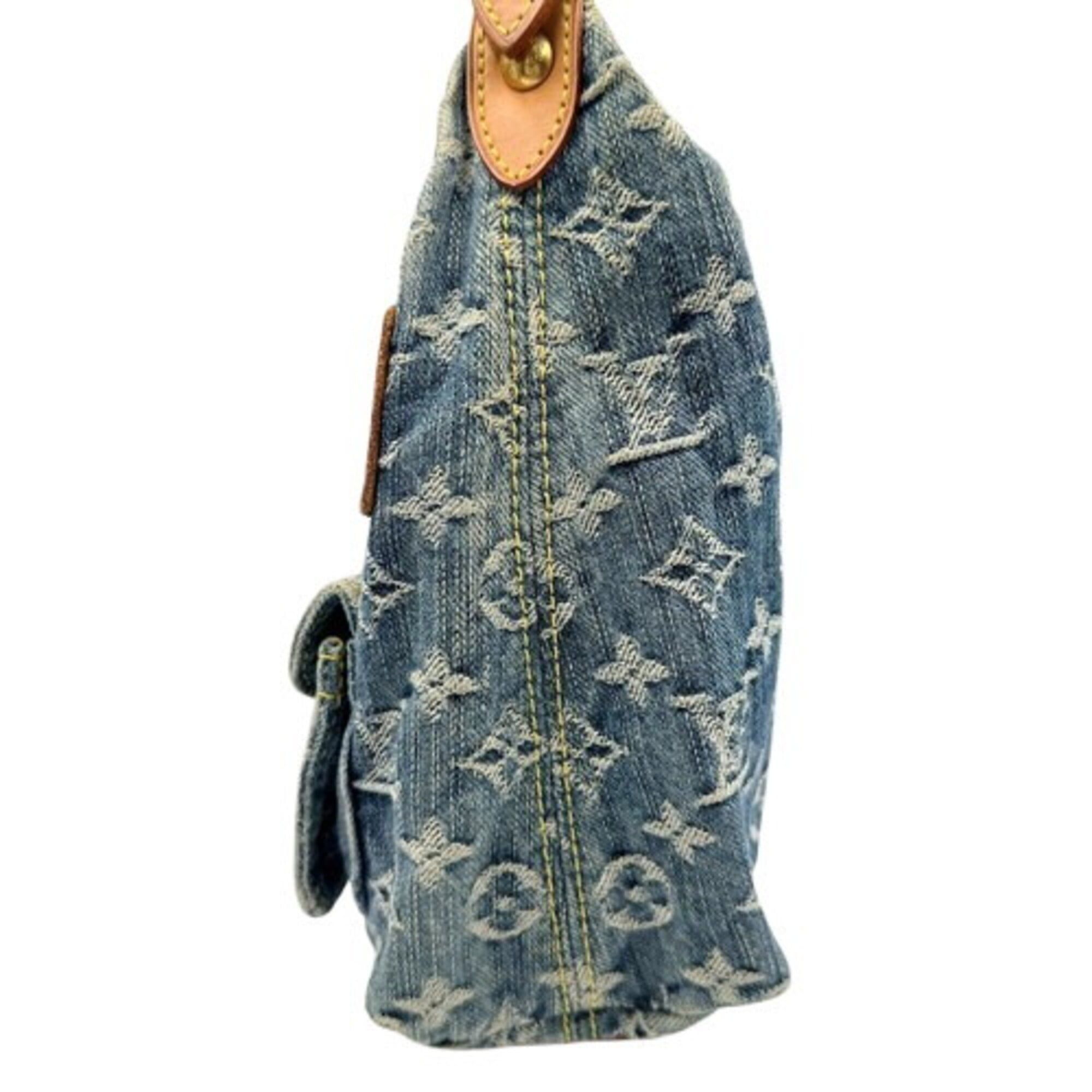 Monogram Denim Handbag Shoulder Bag (Pre-Owned) - Louis Vuitton - Modalova
