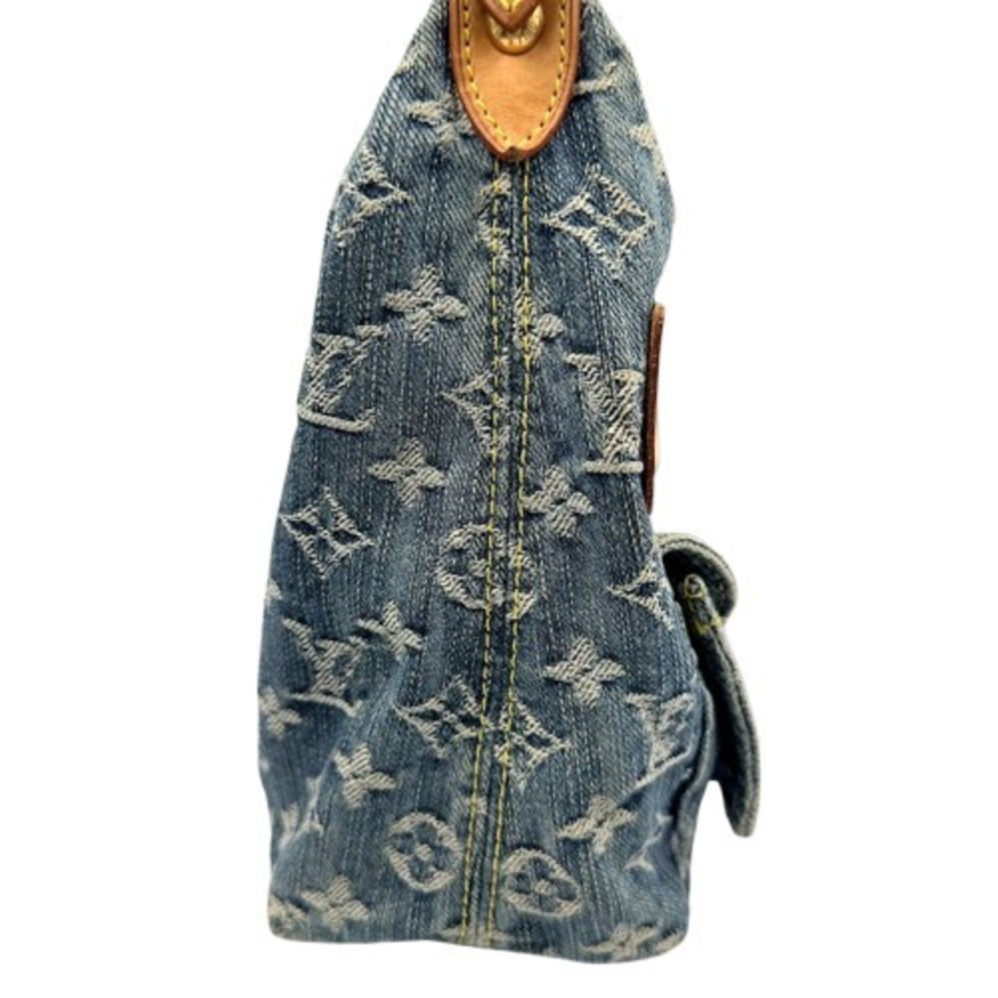Monogram Denim Handbag Shoulder Bag (Pre-Owned) - Louis Vuitton - Modalova
