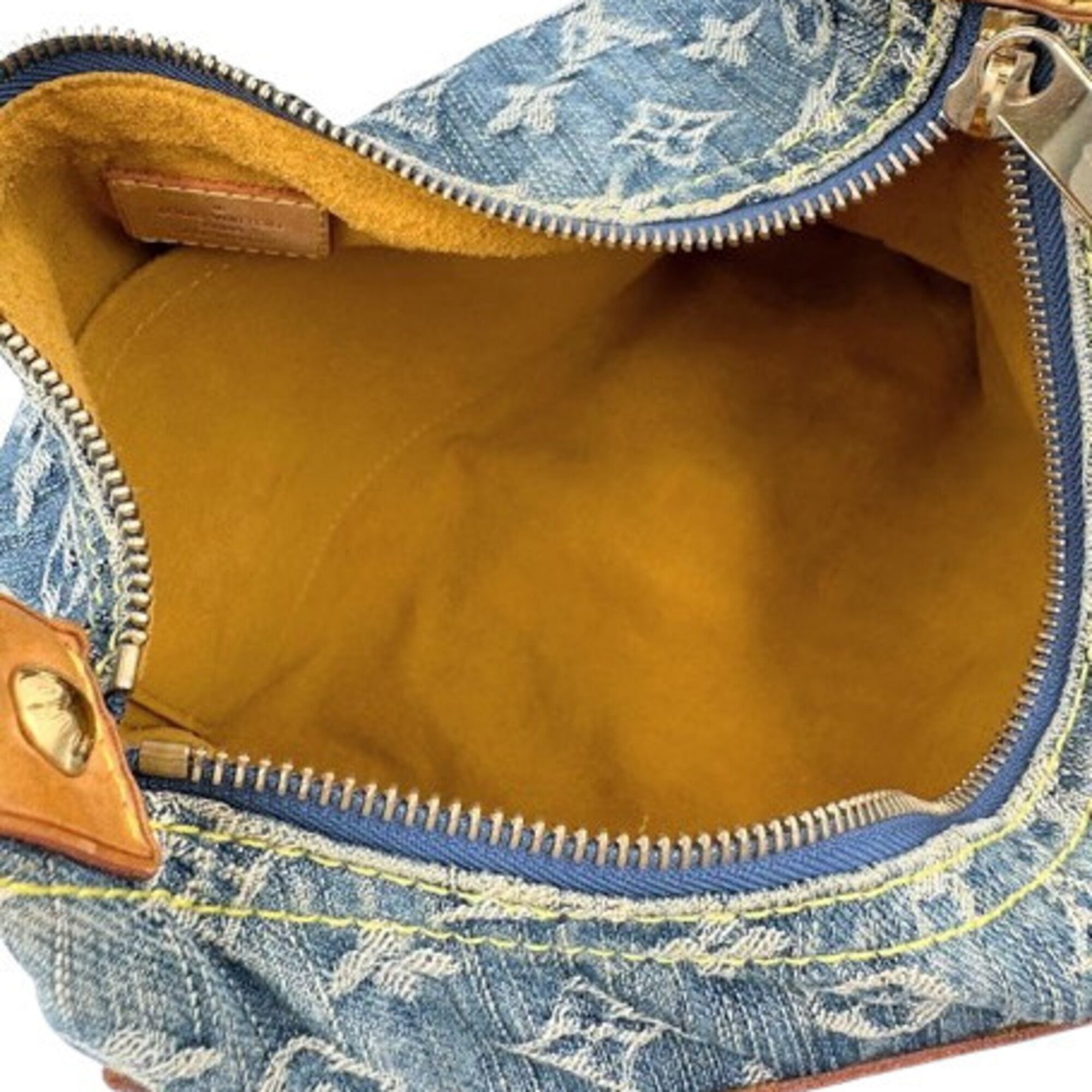 Monogram Denim Handbag Shoulder Bag (Pre-Owned) - Louis Vuitton - Modalova
