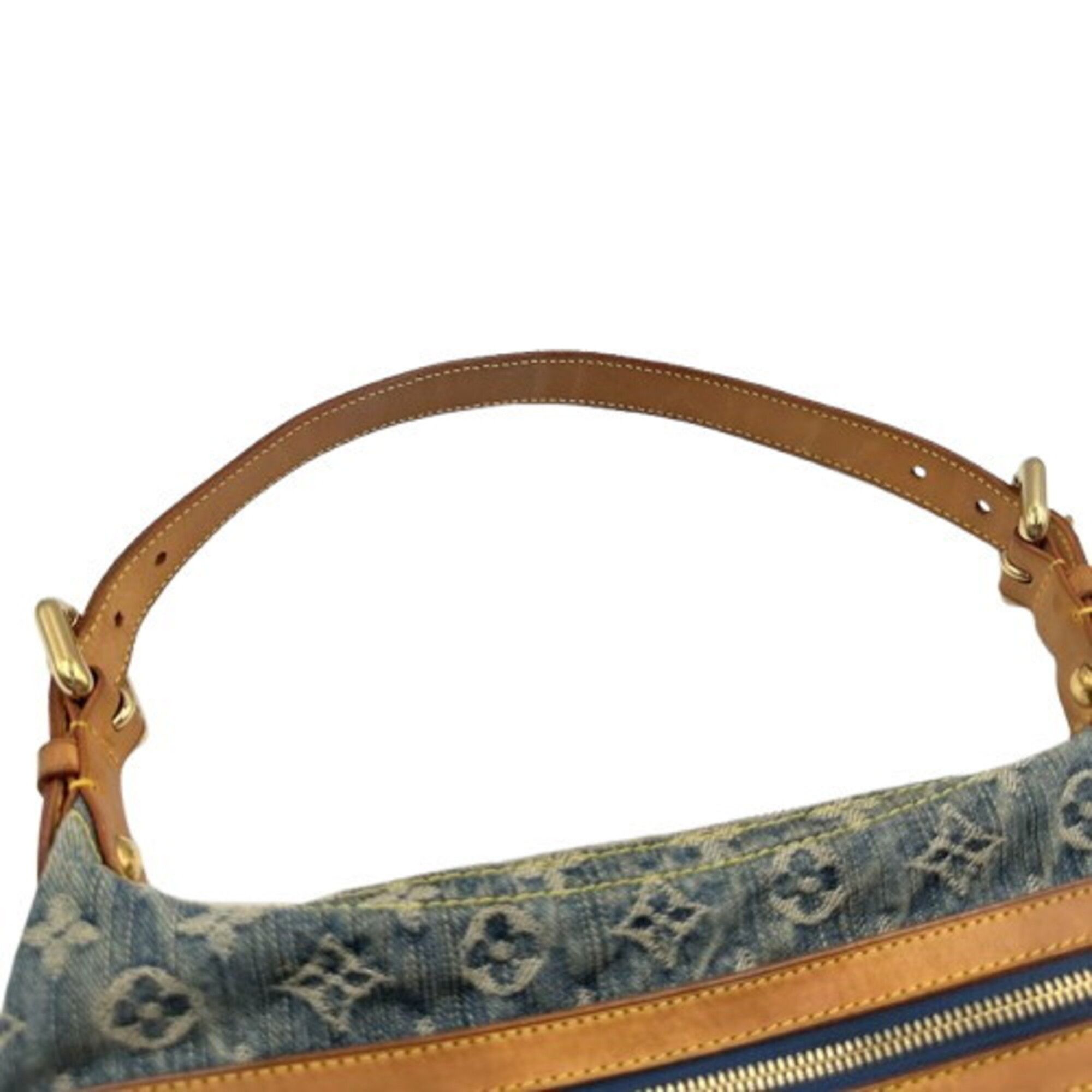 Monogram Denim Handbag Shoulder Bag (Pre-Owned) - Louis Vuitton - Modalova