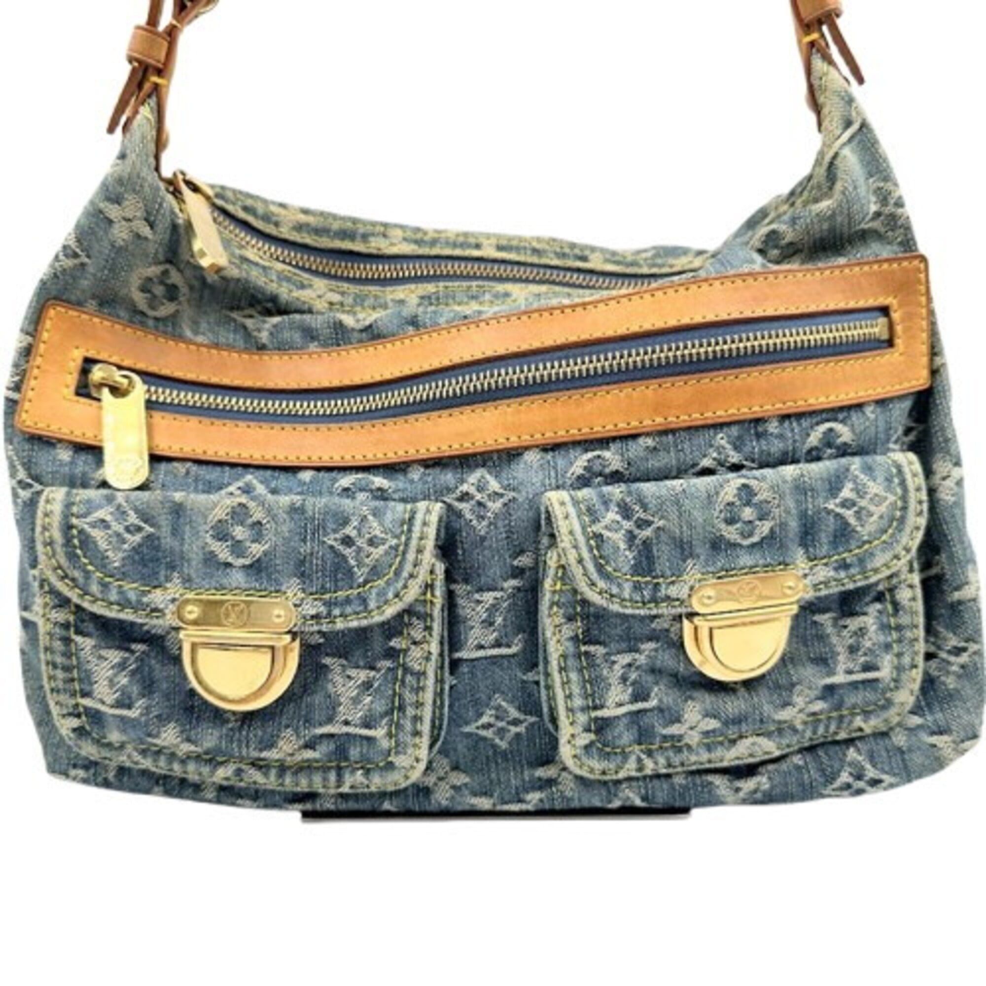 Monogram Denim Handbag Shoulder Bag (Pre-Owned) - Louis Vuitton - Modalova