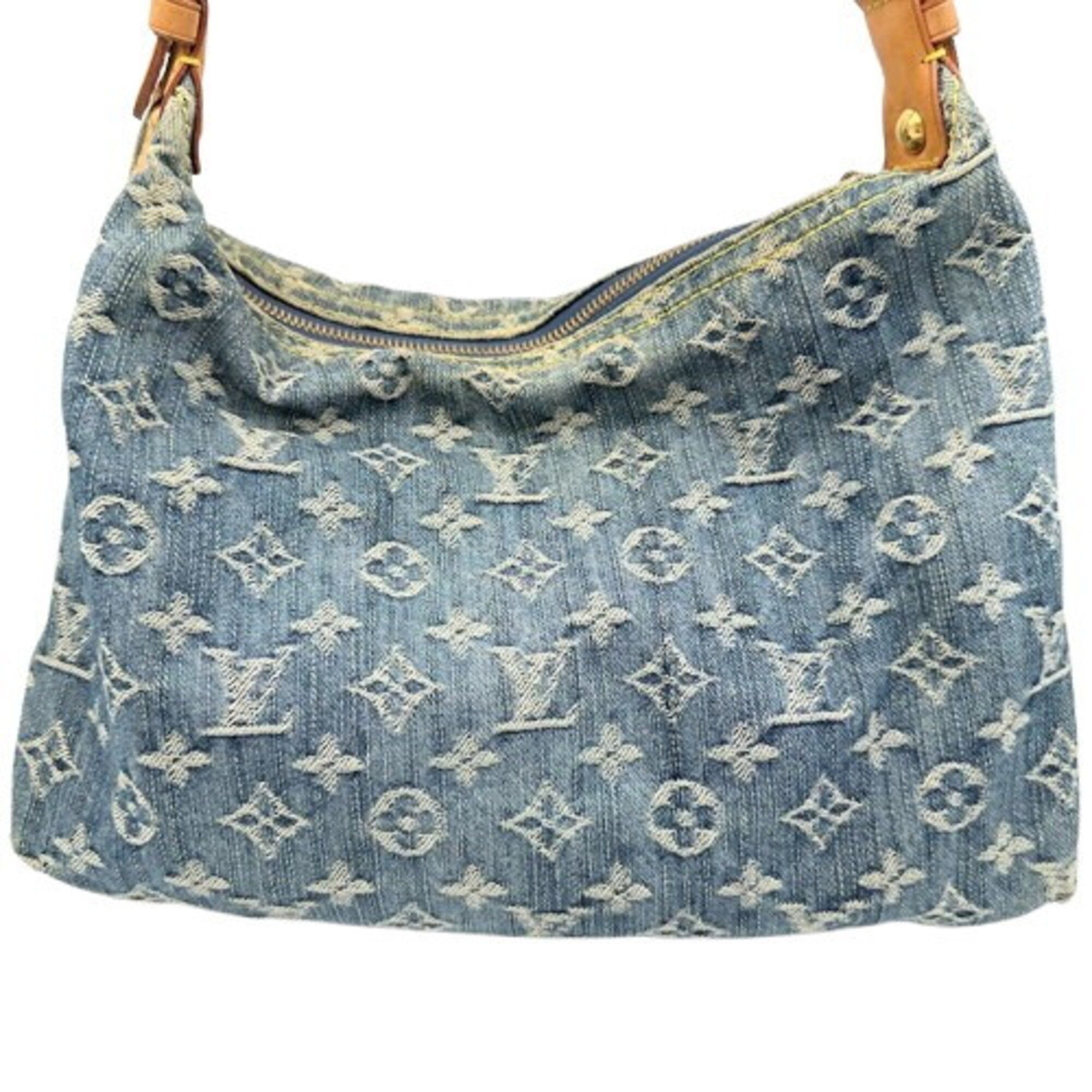 Monogram Denim Handbag Shoulder Bag (Pre-Owned) - Louis Vuitton - Modalova