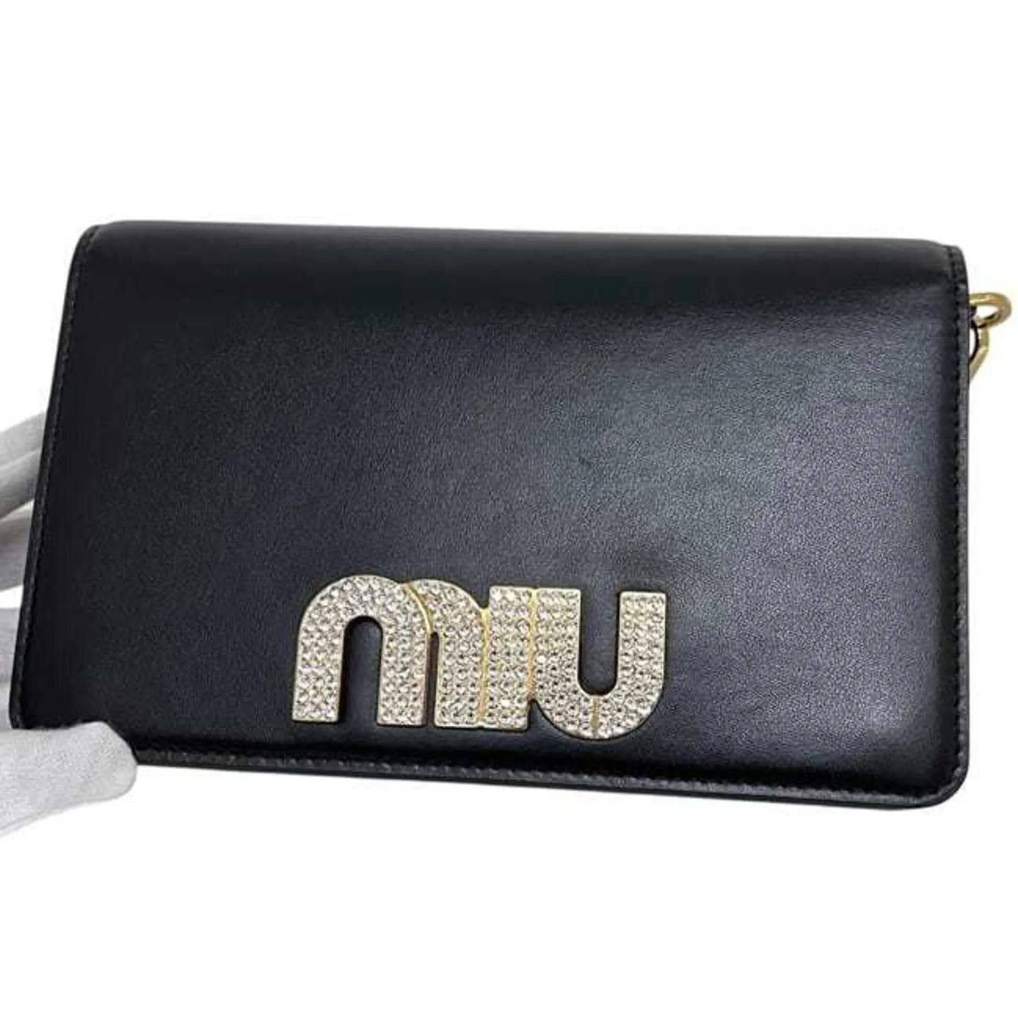Leather Shoulder Bag (Pre-Owned) - Miu Miu - Modalova
