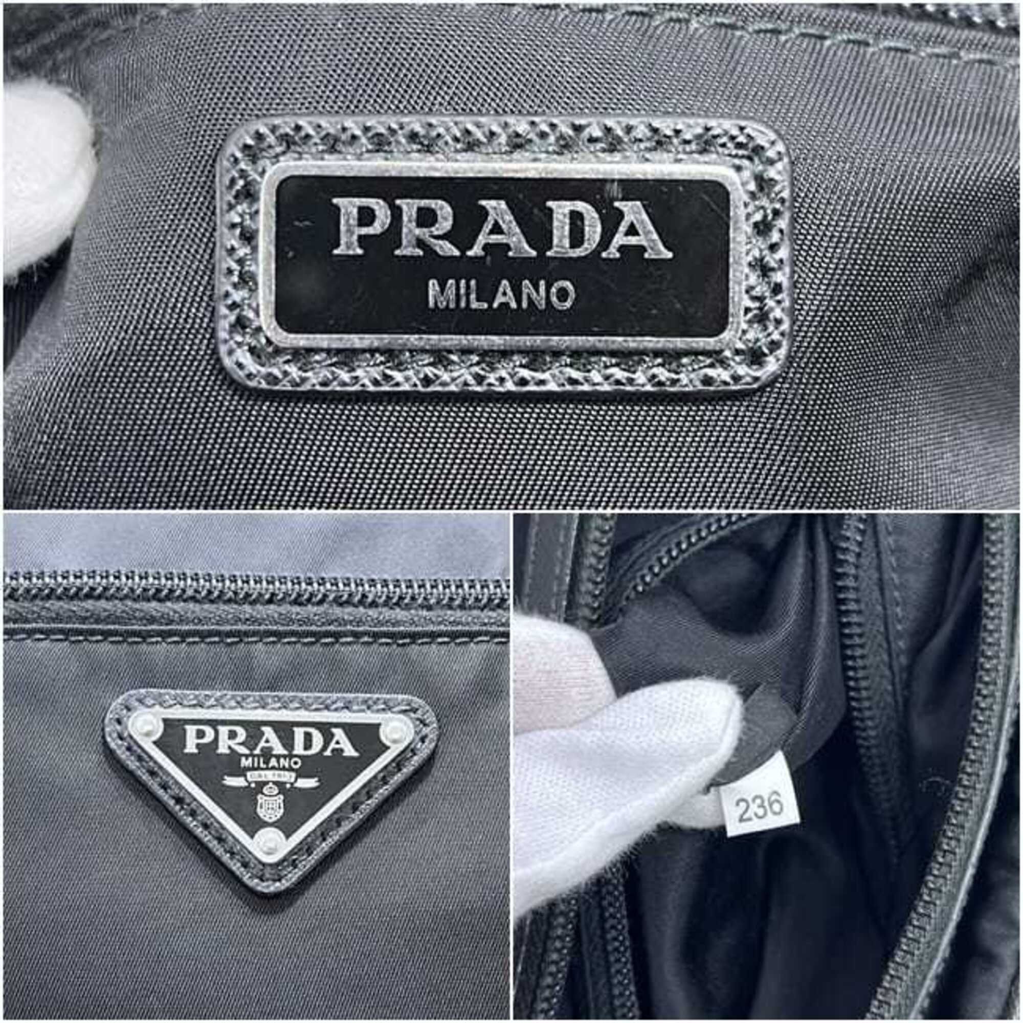 Nylon Leather Handbag (Pre-Owned) - Prada - Modalova