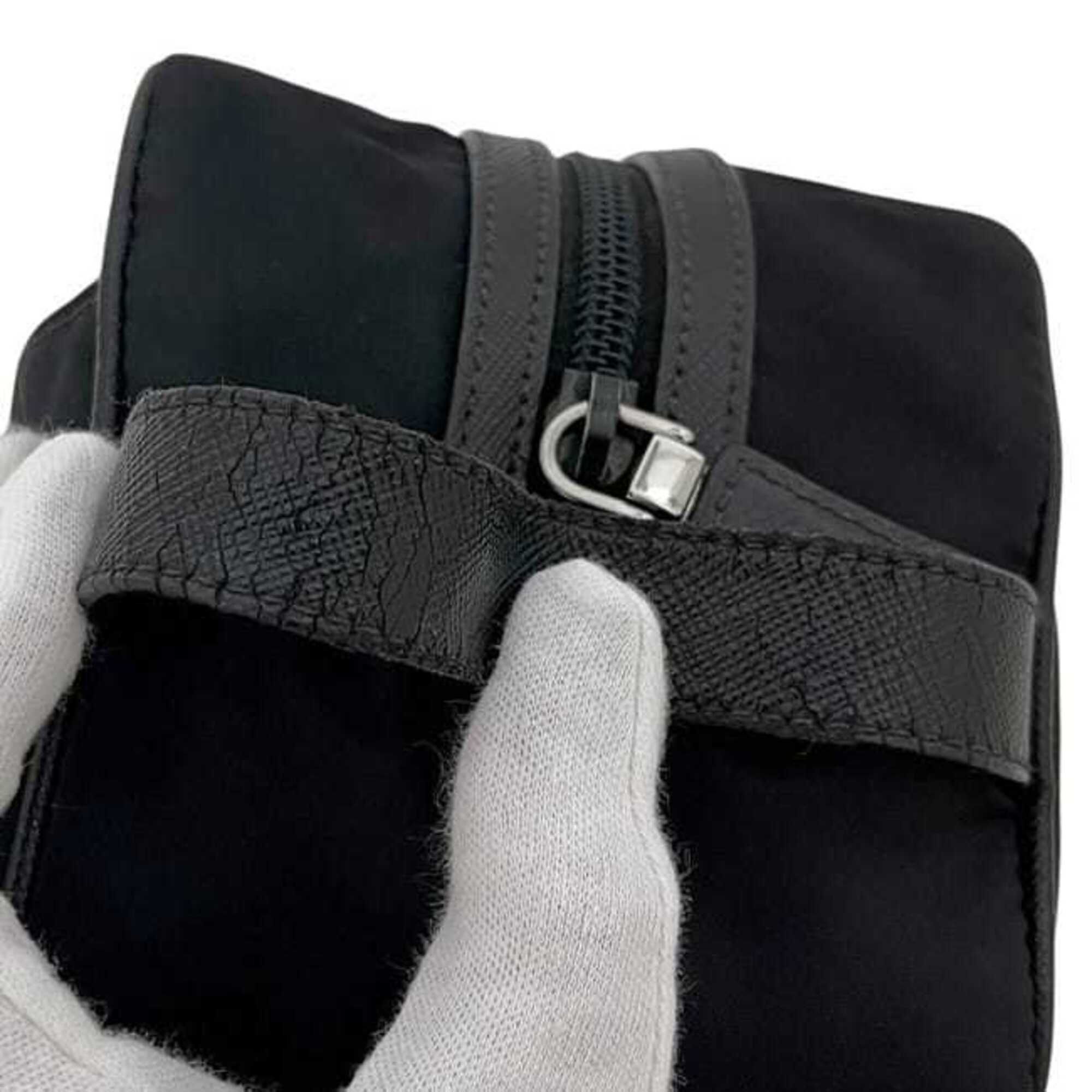 Nylon Leather Handbag (Pre-Owned) - Prada - Modalova