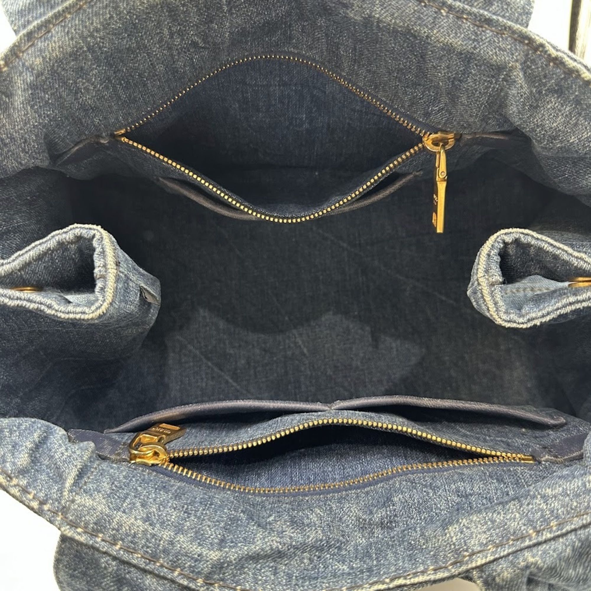Denim Handbag (Pre-Owned) - Prada - Modalova