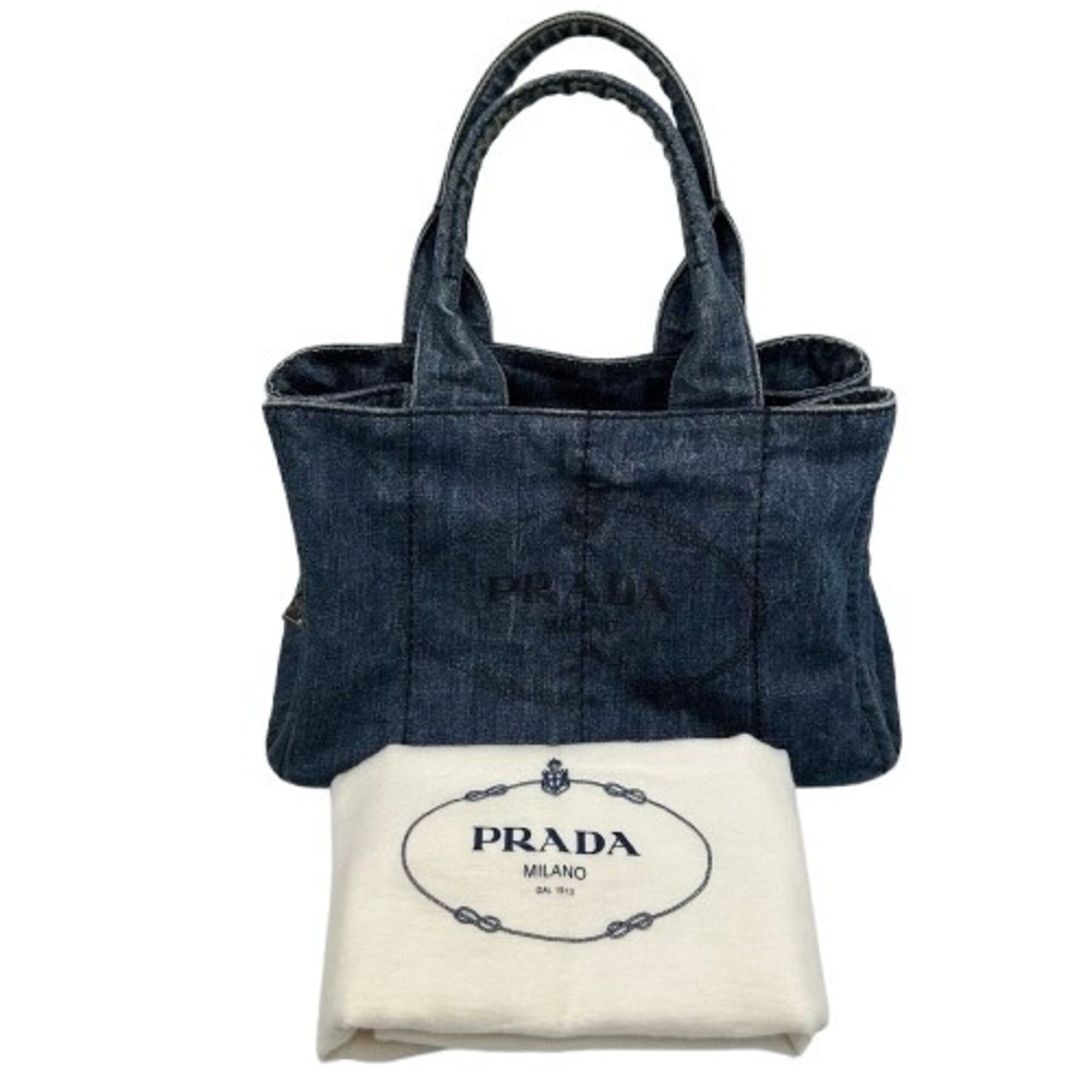 Denim Handbag (Pre-Owned) - Prada - Modalova