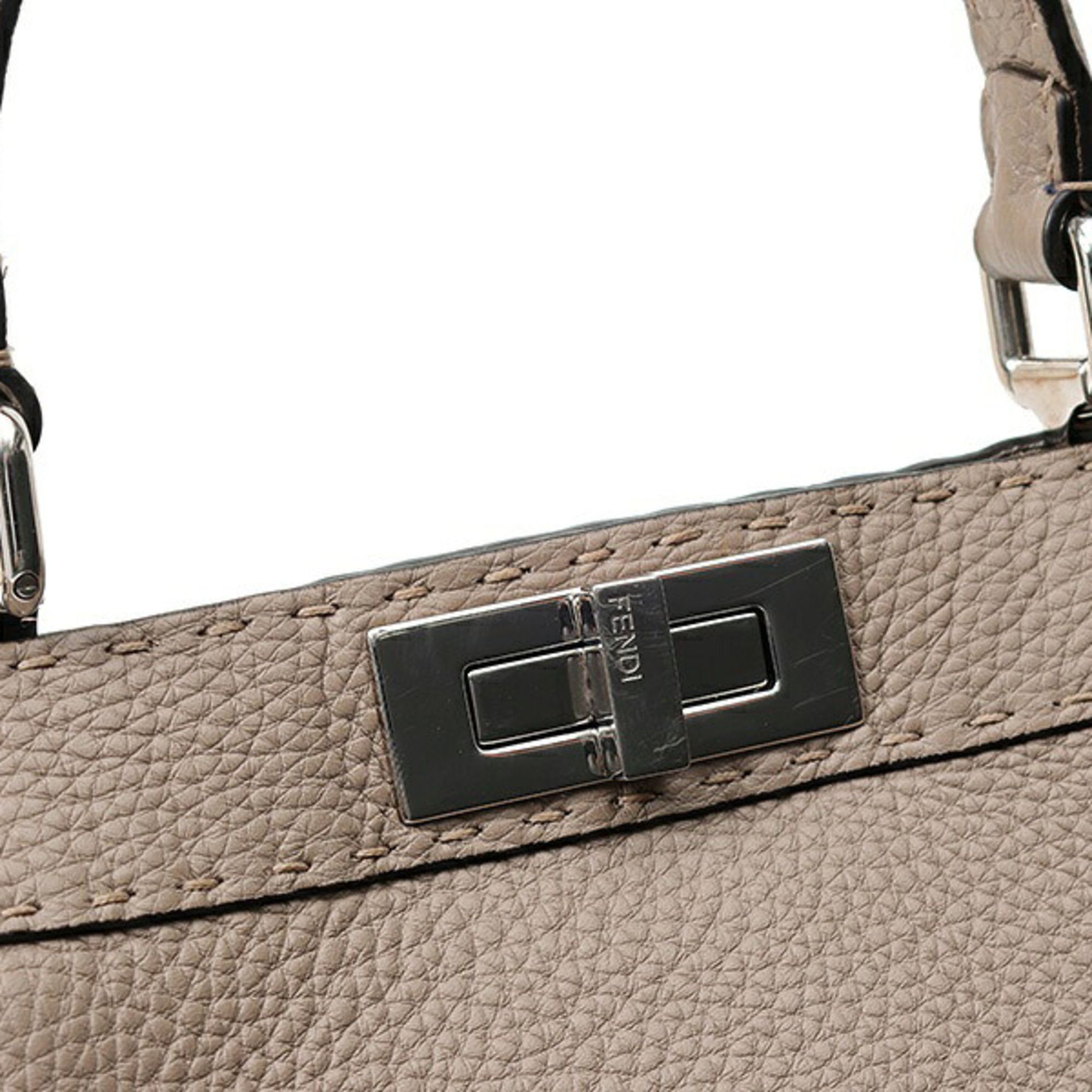 Fendi Grayish Leather (Pre-Owned) - Fendi - Modalova