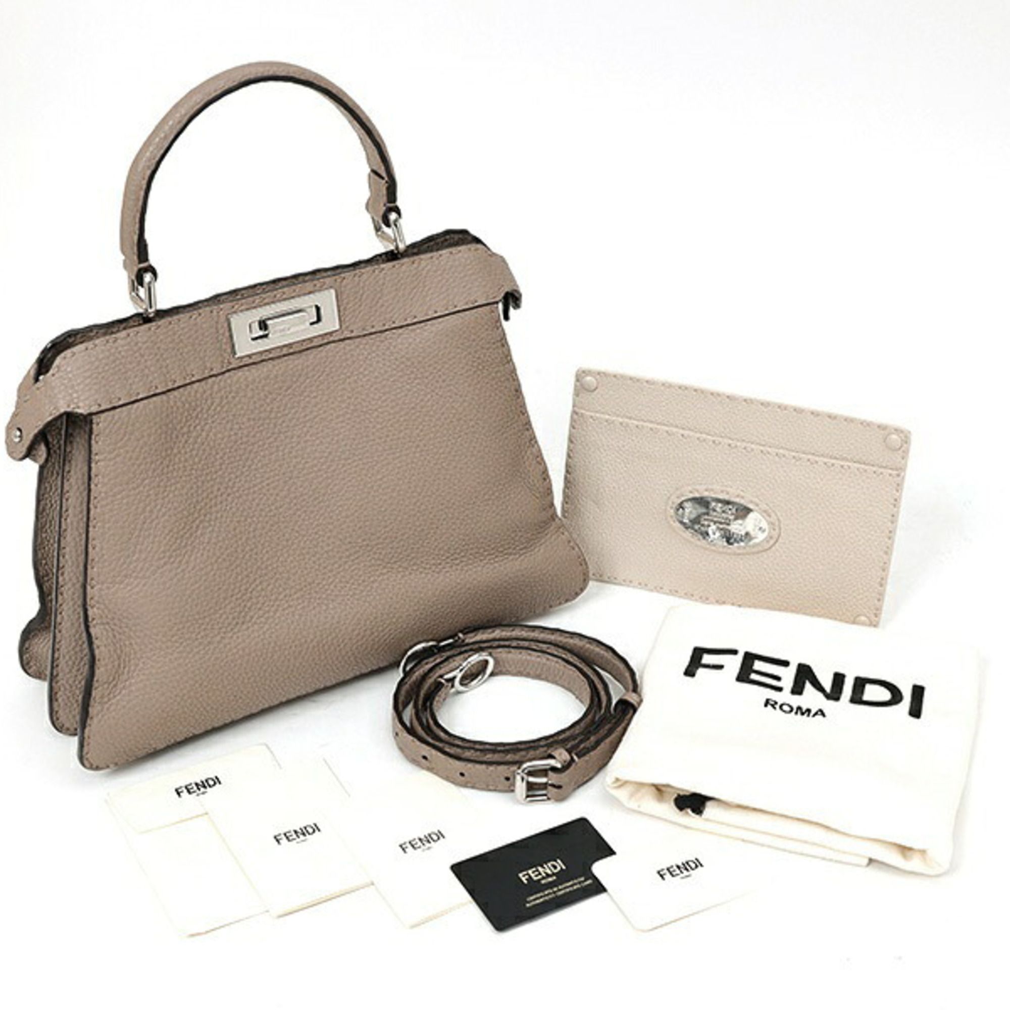 Fendi Grayish Leather (Pre-Owned) - Fendi - Modalova