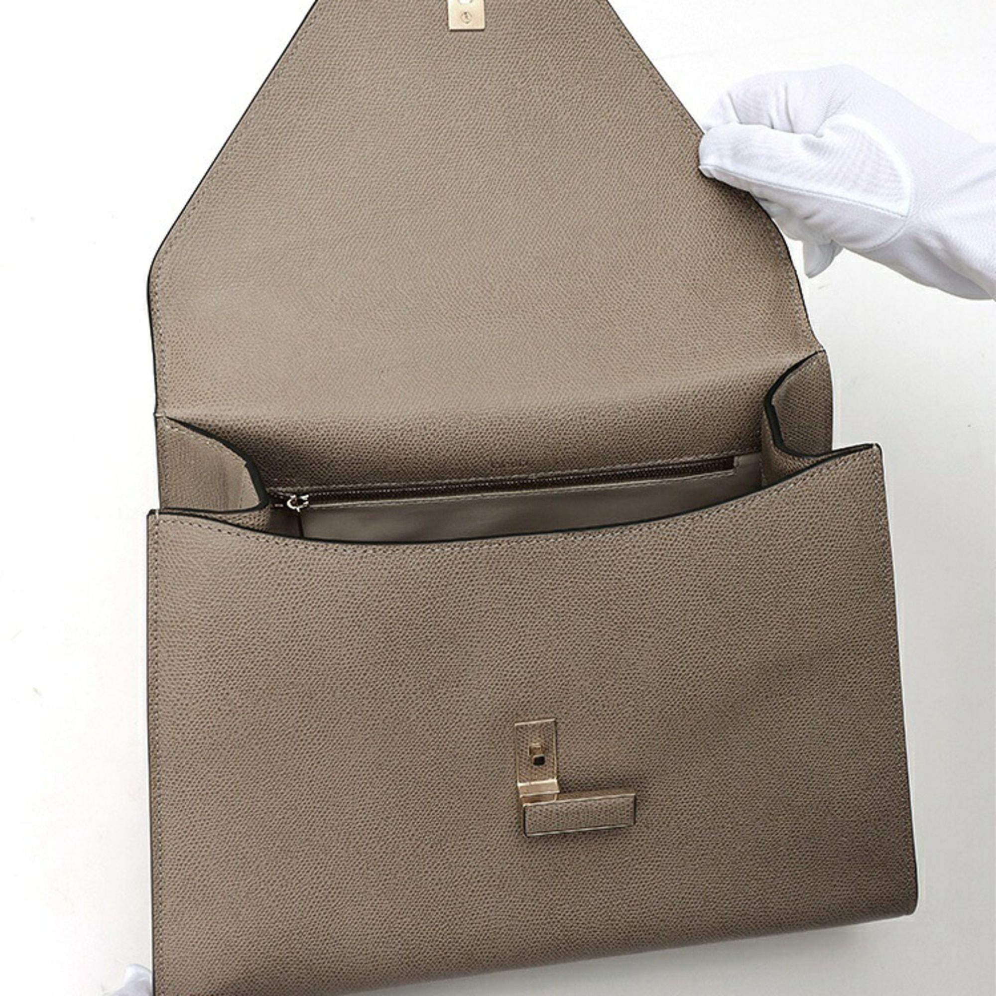 Leather Handbag (Pre-Owned) - Valextra - Modalova