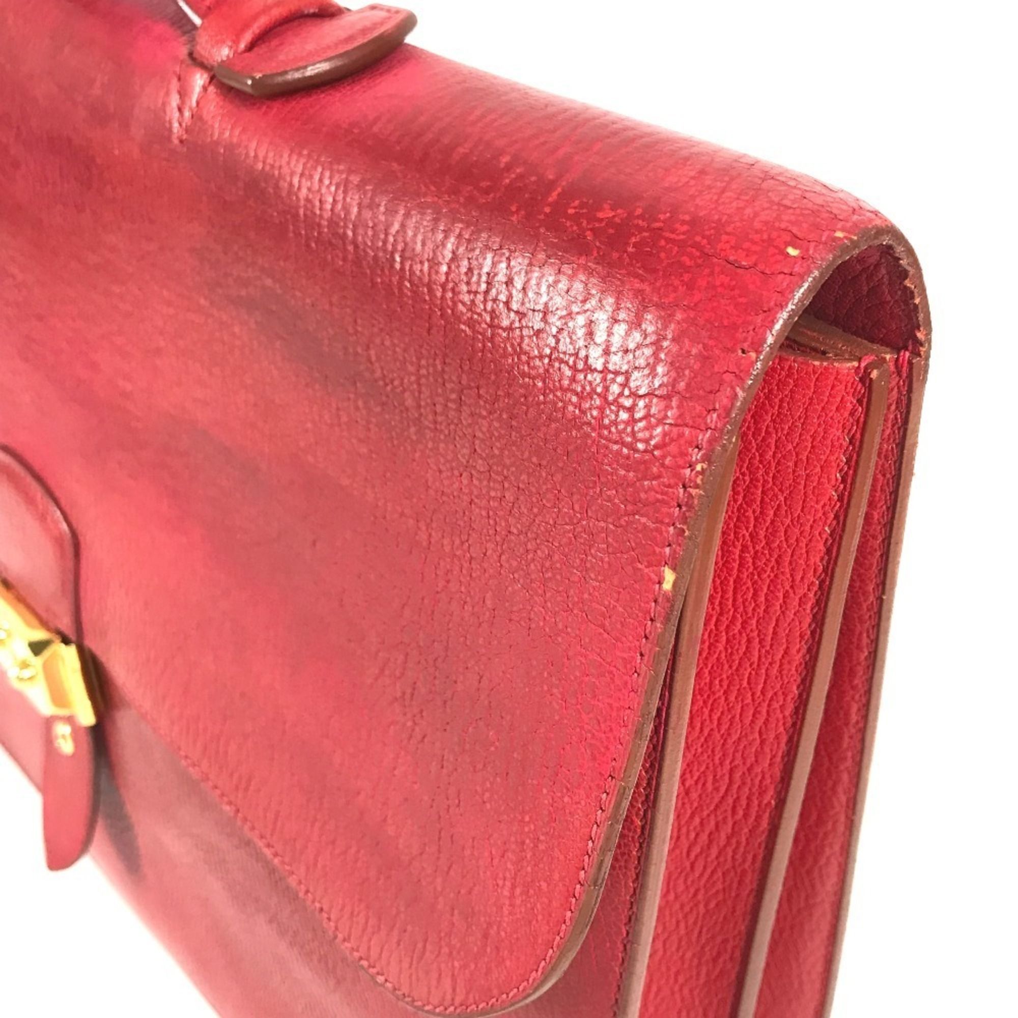 Leather Briefcase Handbag (Pre-Owned) - Hermes - Modalova