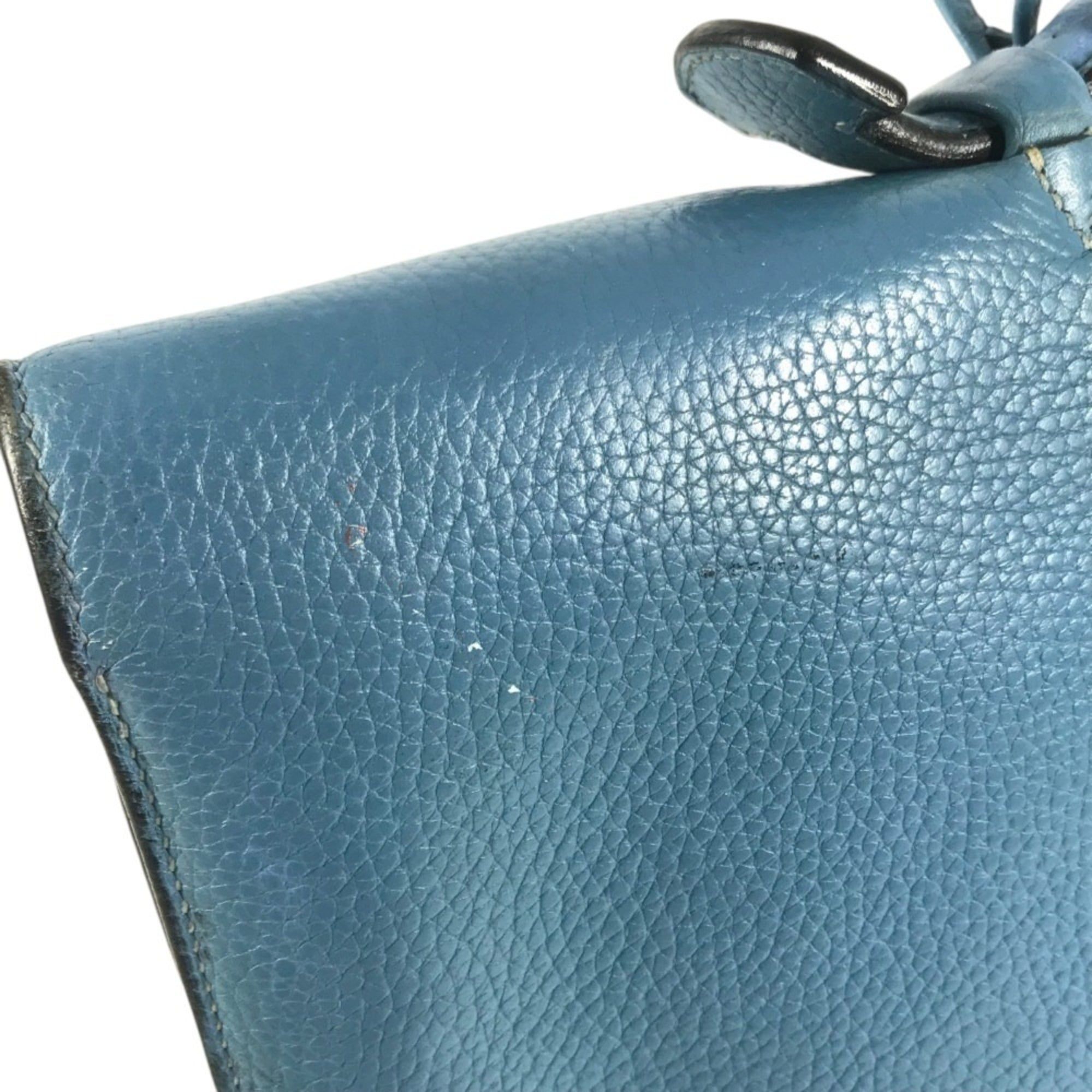 Taurillon Clemence Leather Briefcase Handbag (Pre-Owned) - Hermes - Modalova