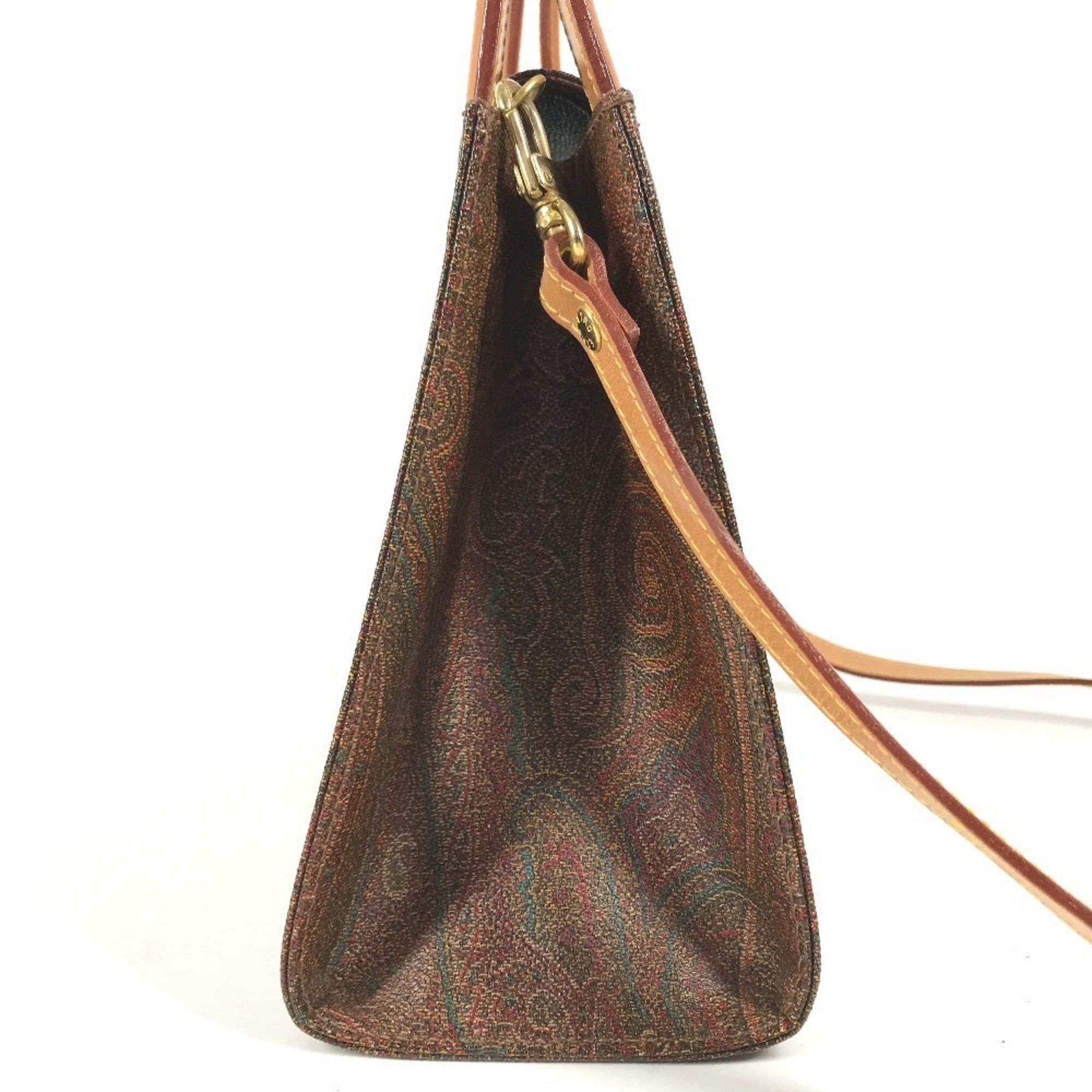 Leather Handbag Shoulder Bag (Pre-Owned) - Etro - Modalova