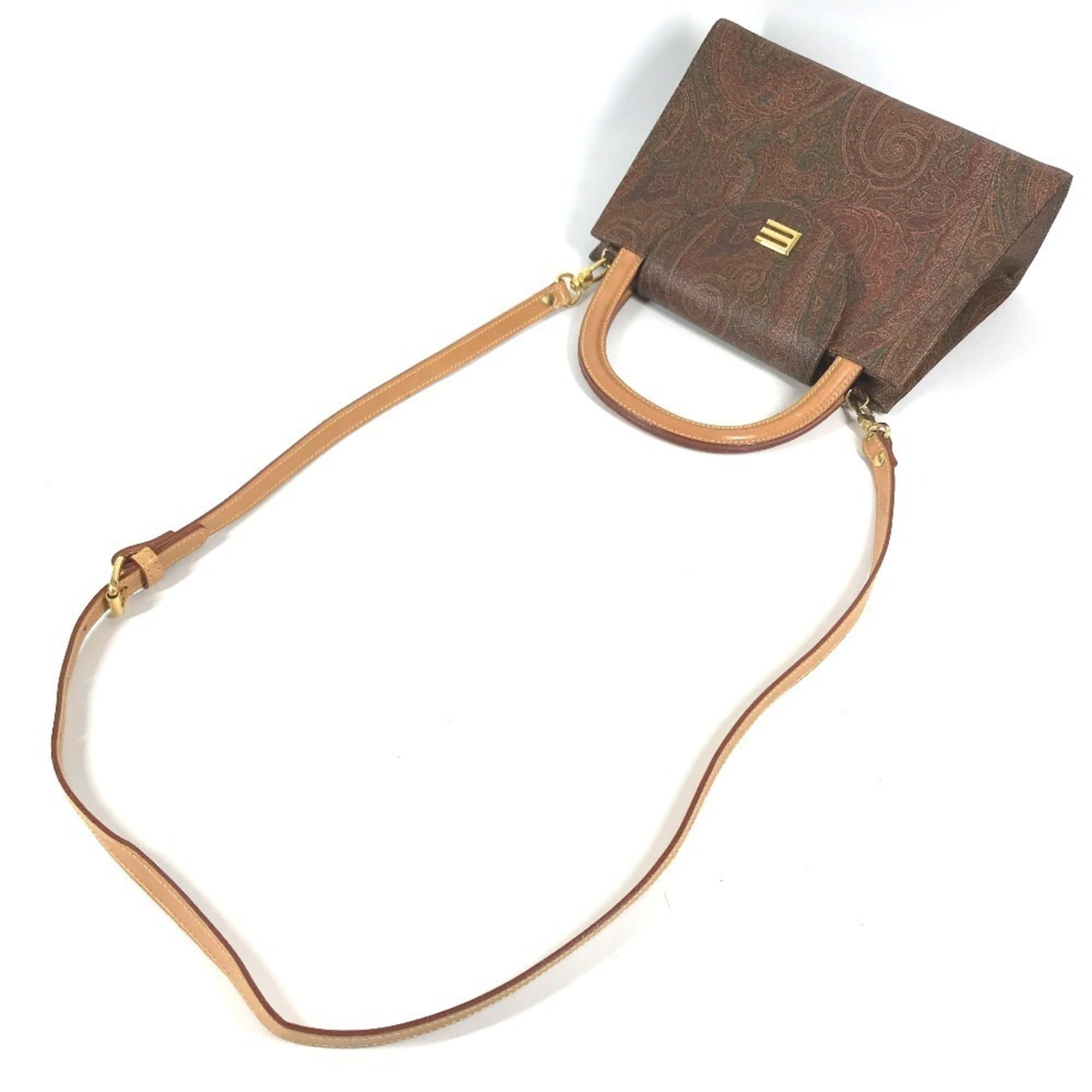 Leather Handbag Shoulder Bag (Pre-Owned) - Etro - Modalova