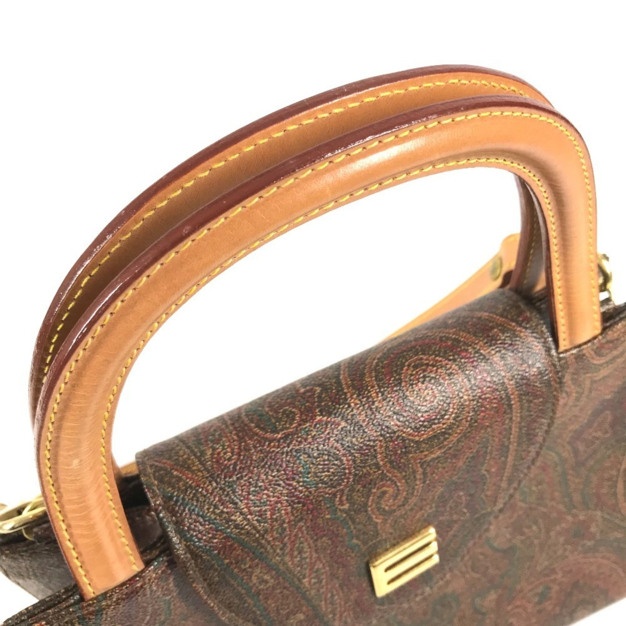 Leather Handbag Shoulder Bag (Pre-Owned) - Etro - Modalova